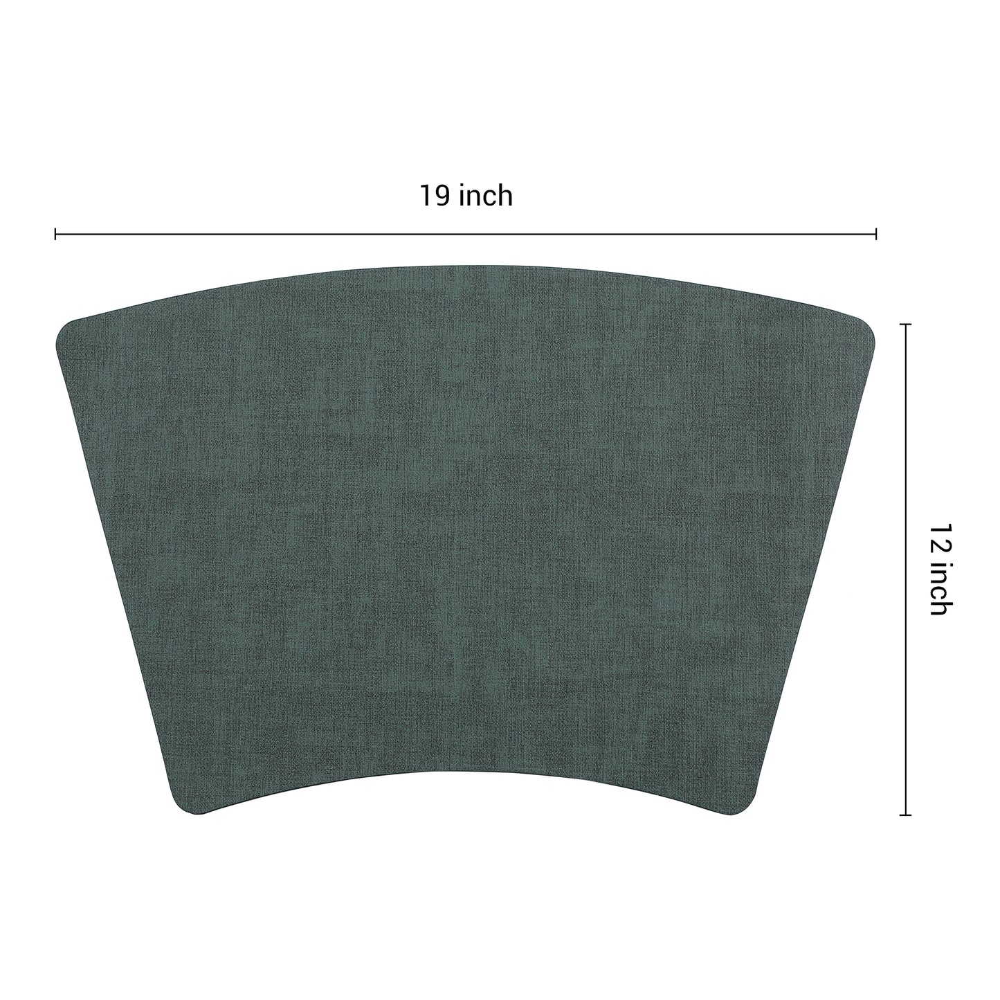 Set of 6 Faux Leather Placemats for Kitchen Dining Table Decor, Washable Heat Resistant 19*12in