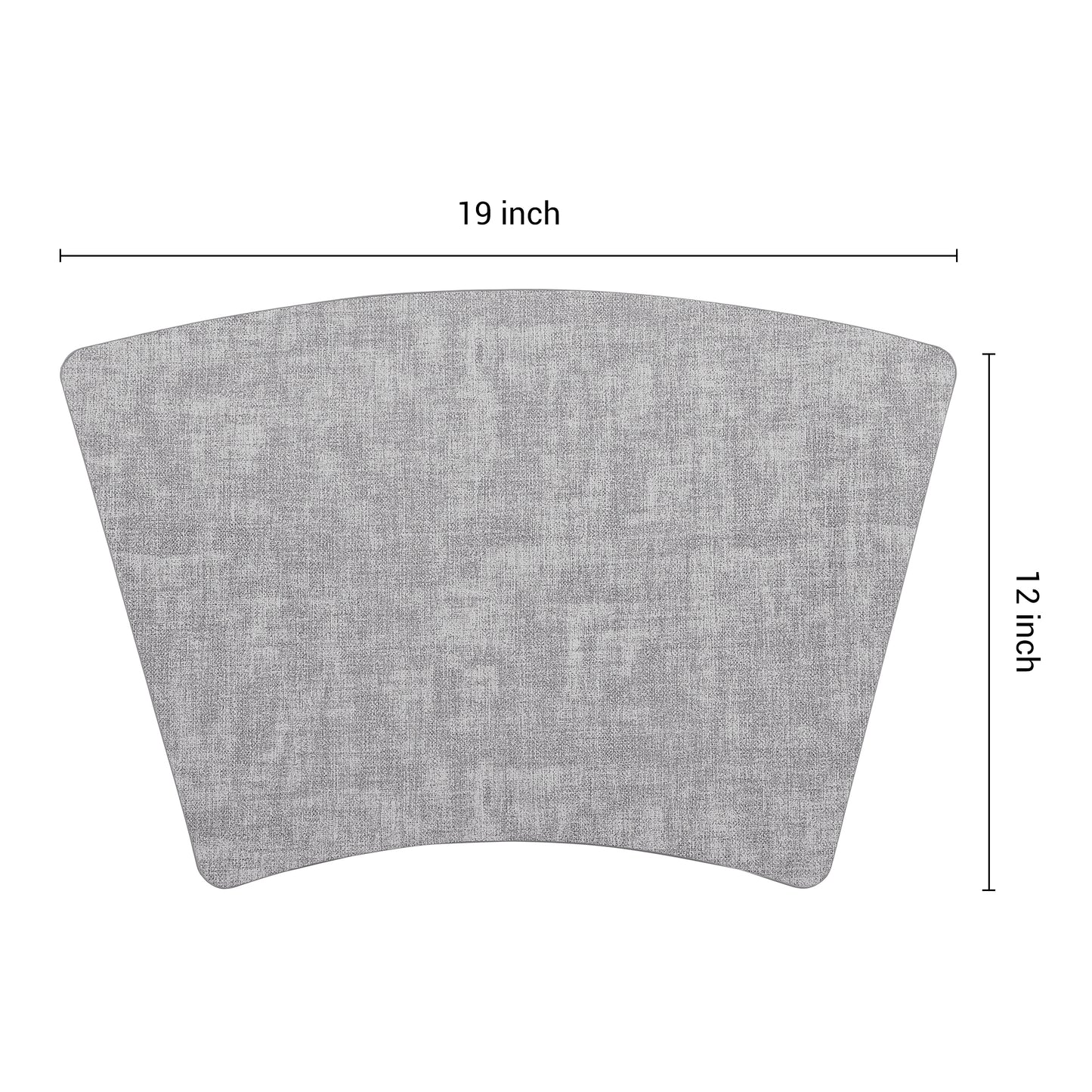 Set of 6 Faux Leather Placemats for Kitchen Dining Table Decor, Washable Heat Resistant 19*12in