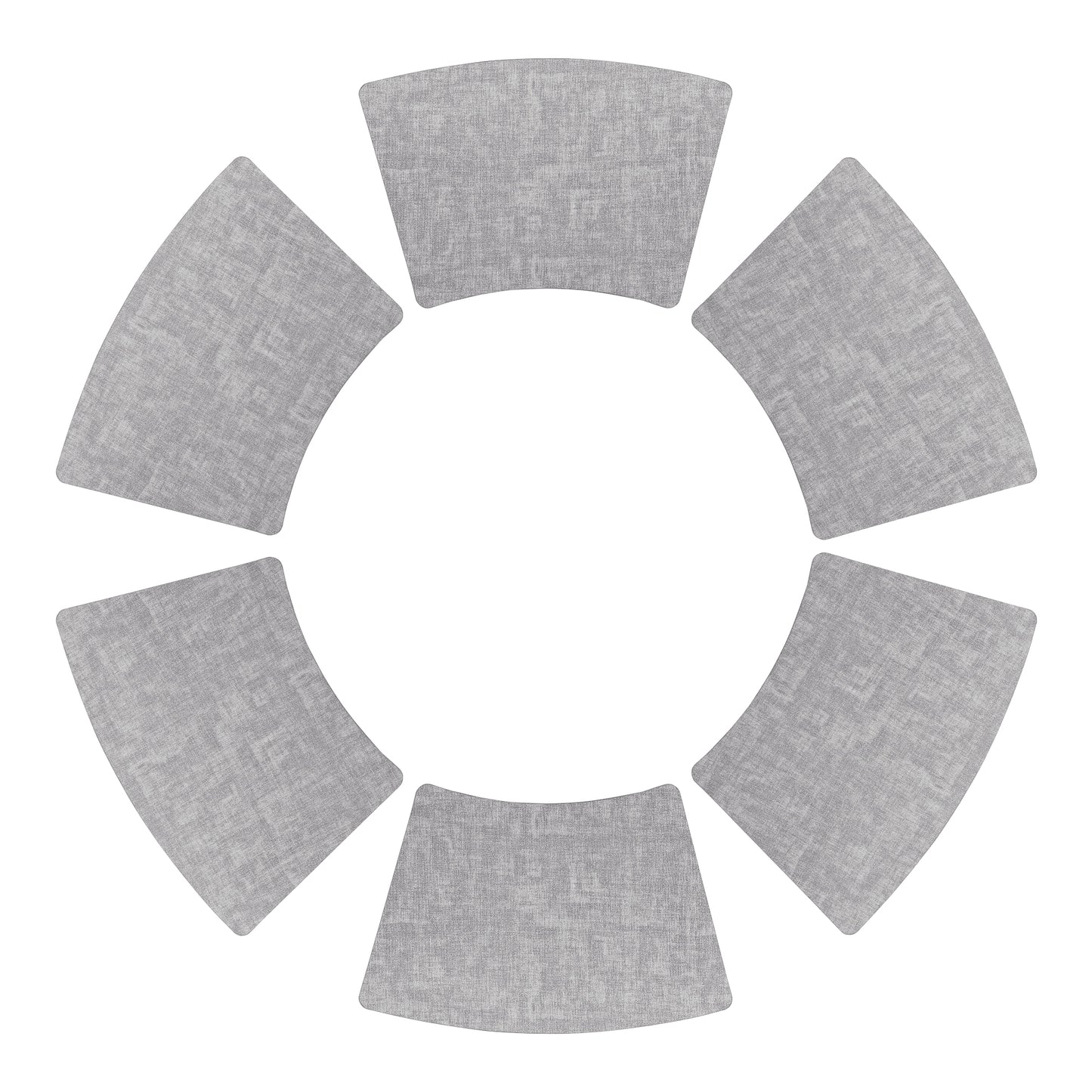 Set of 6 Faux Leather Placemats for Kitchen Dining Table Decor, Washable Heat Resistant 19*12in