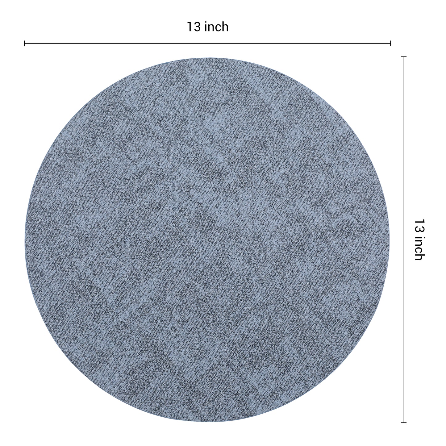 Set of 6 Placemats for Kitchen Dining Table Decor, Washable Heat Resistant 13*13in