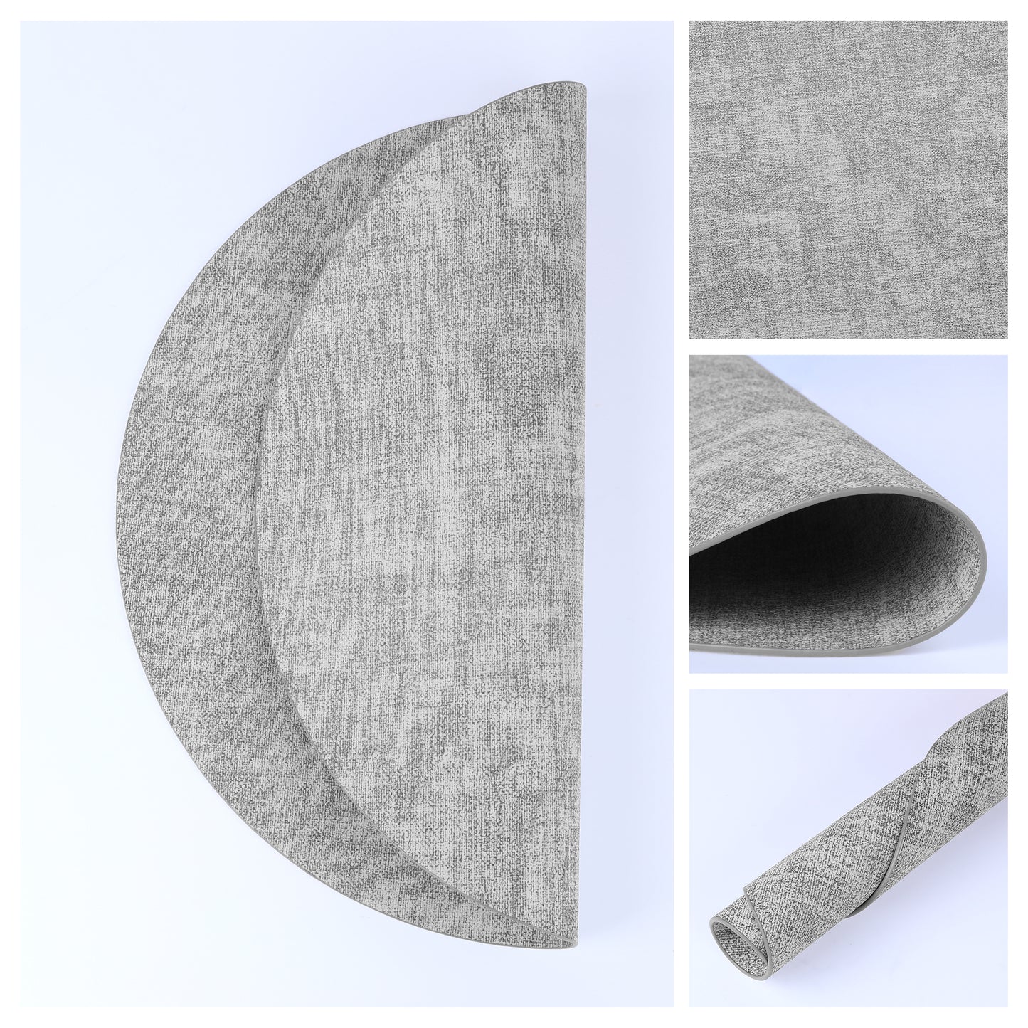 Set of 6 Placemats for Kitchen Dining Table Decor, Washable Heat Resistant 13*13in