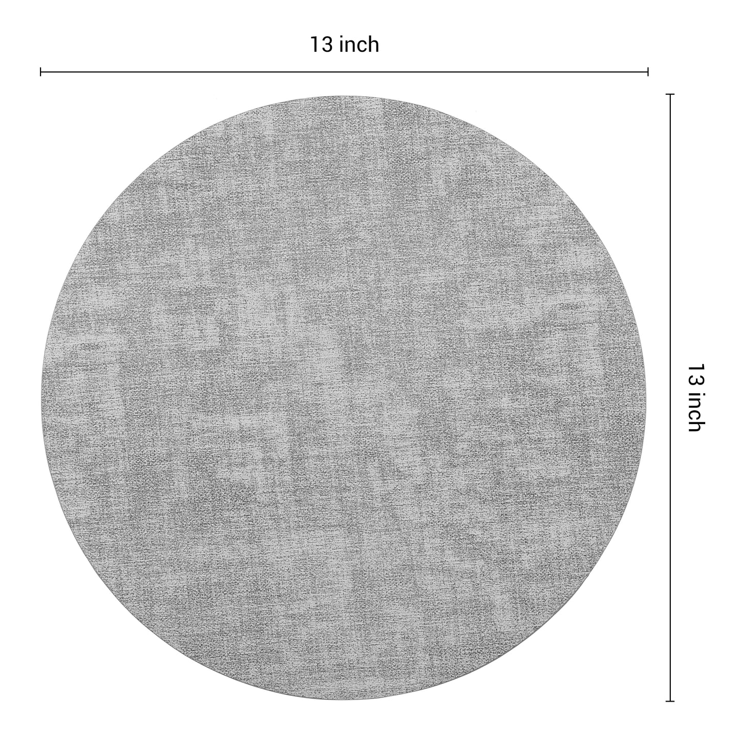 Set of 6 Placemats for Kitchen Dining Table Decor, Washable Heat Resistant 13*13in