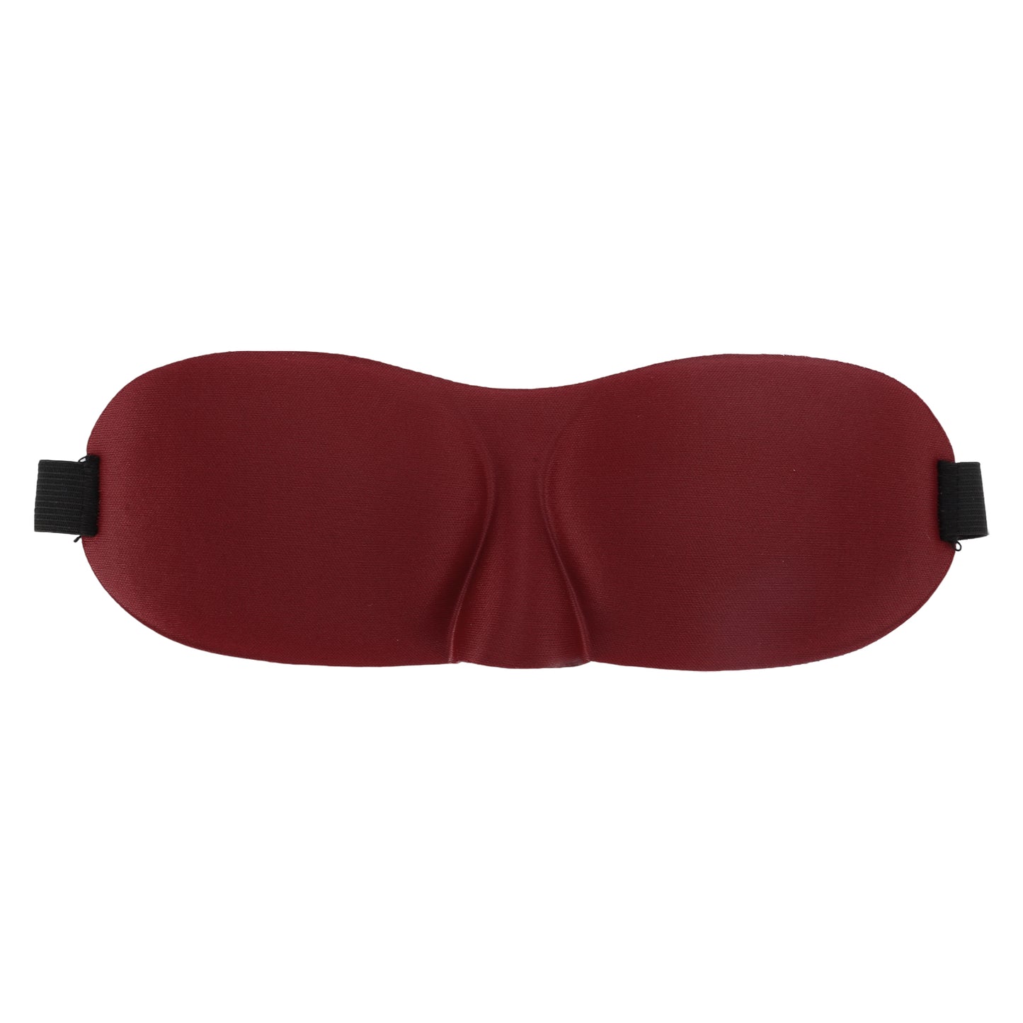 Breathable Elastic Band 3D Sleep Mask for Travel Rest Wine Red