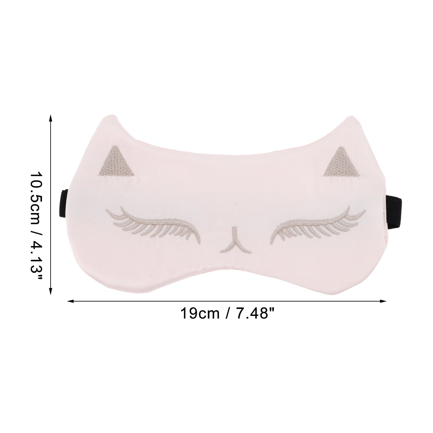 Soft Cartoon Sleep Mask Eye Shade Cover for Travel Pink