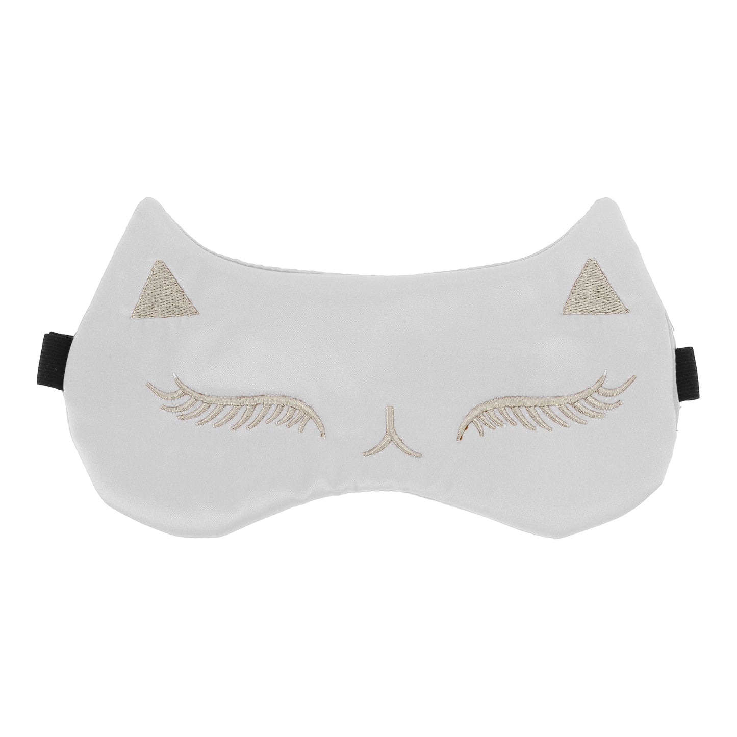 Soft Cartoon Sleep Mask Eye Shade Cover for Travel Silver Tone