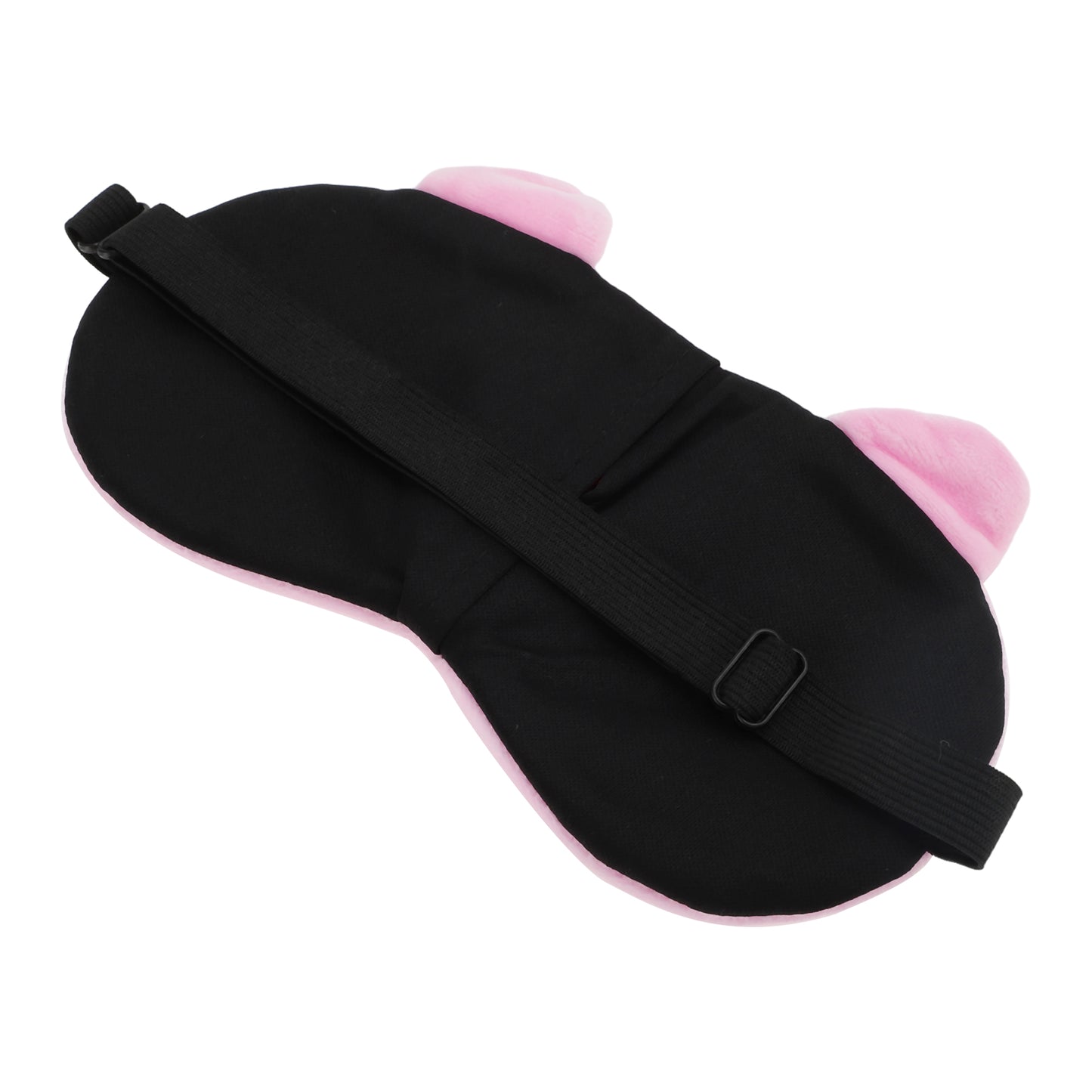 Soft Cartoon Small Pig Sleep Eye Mask for Travel Pink