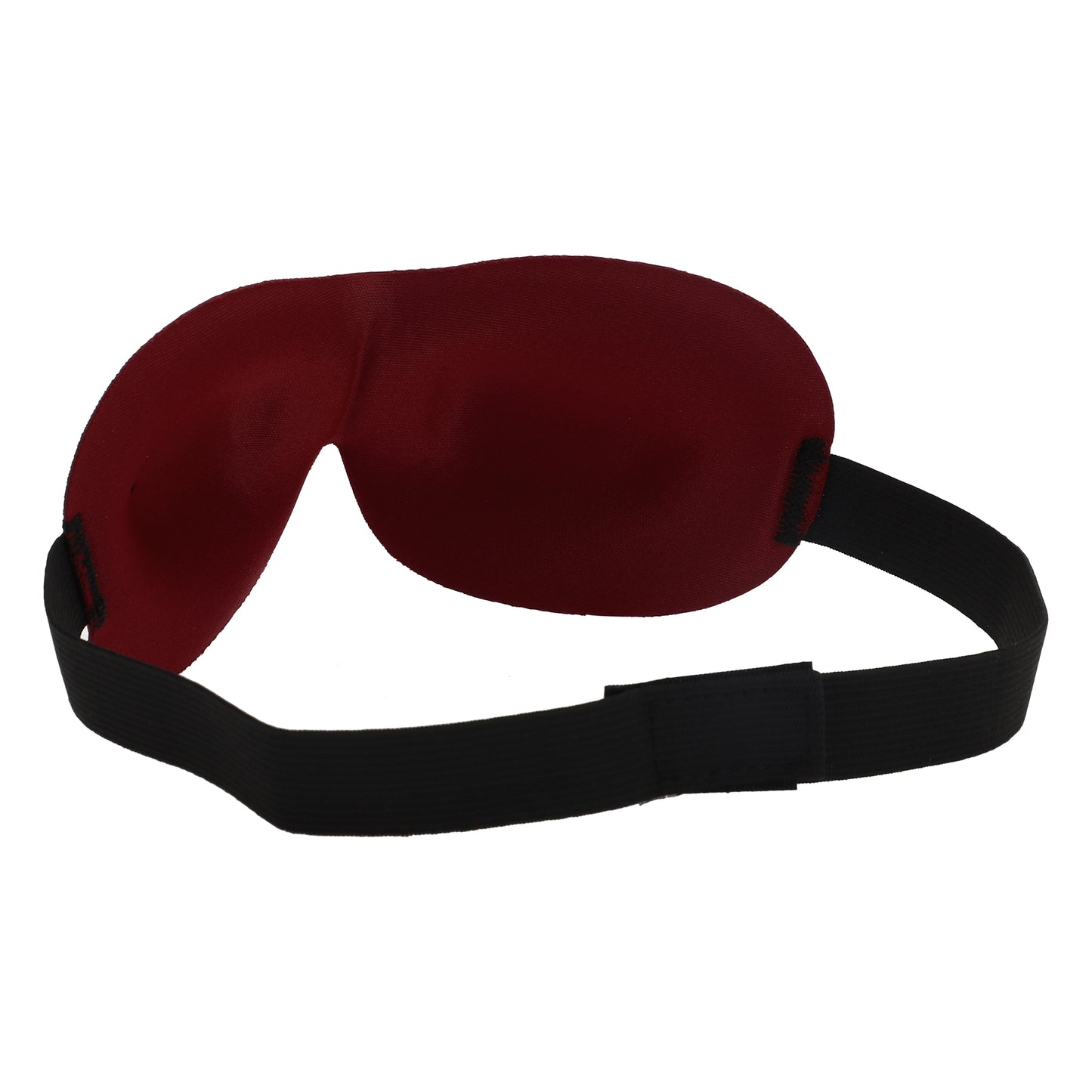 Breathable Magic Tapes 3D Sleep Mask Eye Shade Cover for Rest Wine Red