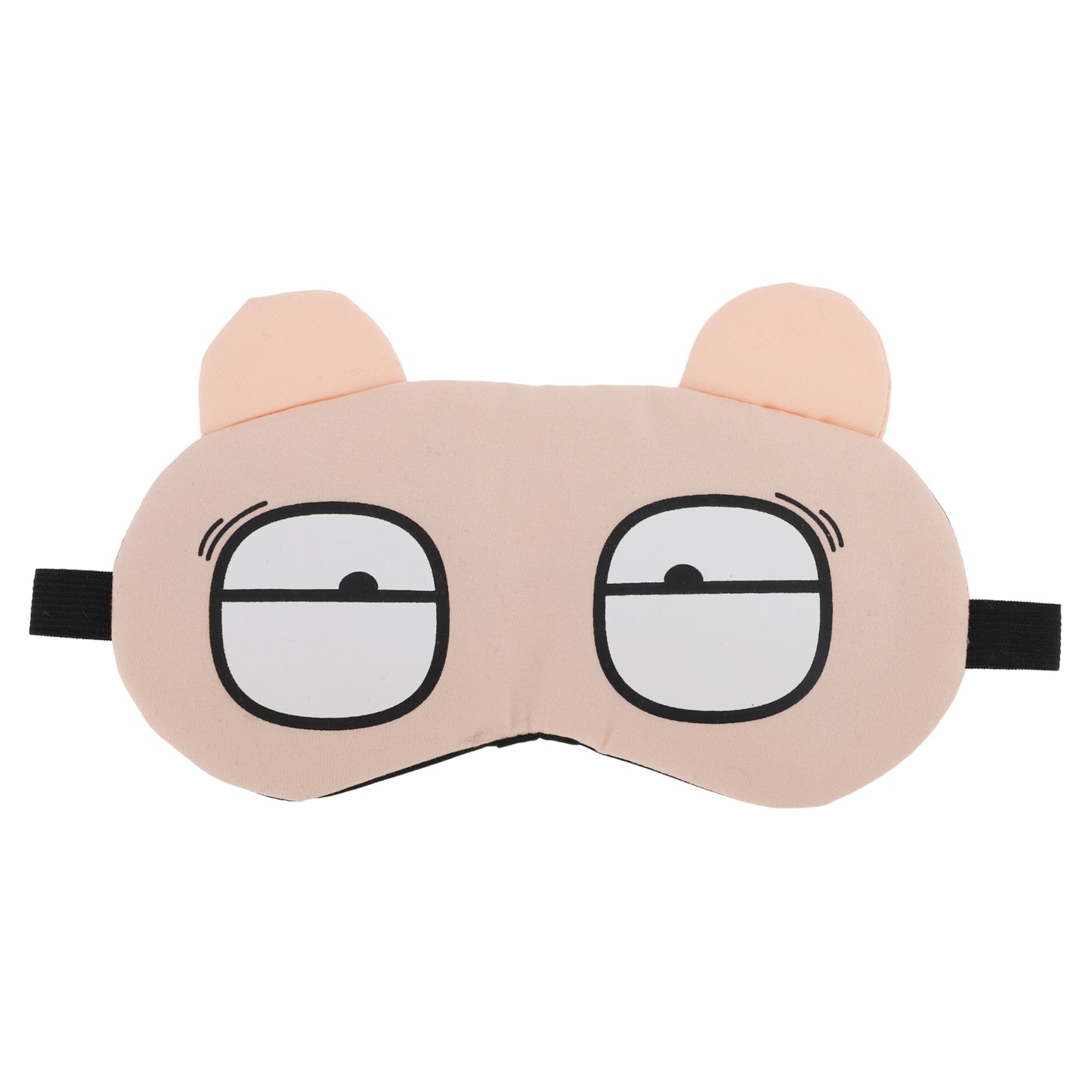 Soft Cartoon Funny Eyes Sleep Mask for Travel Rest Pink