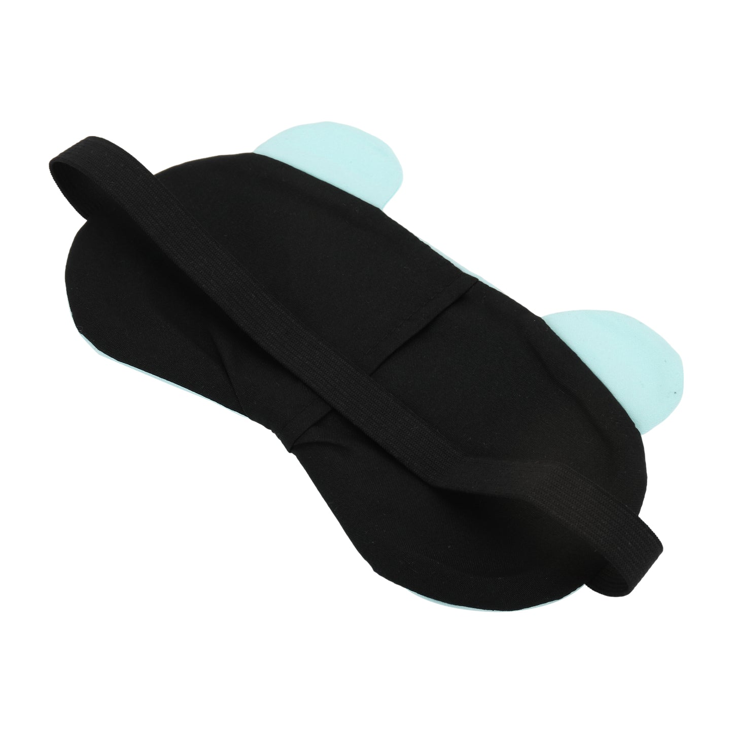 Soft Cartoon Funny Eyes Sleep Mask for Travel Rest Light Blue