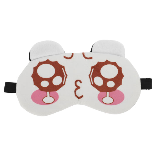 Soft Cartoon Pouting Sleep Mask Eye Shade Cover for Travel White