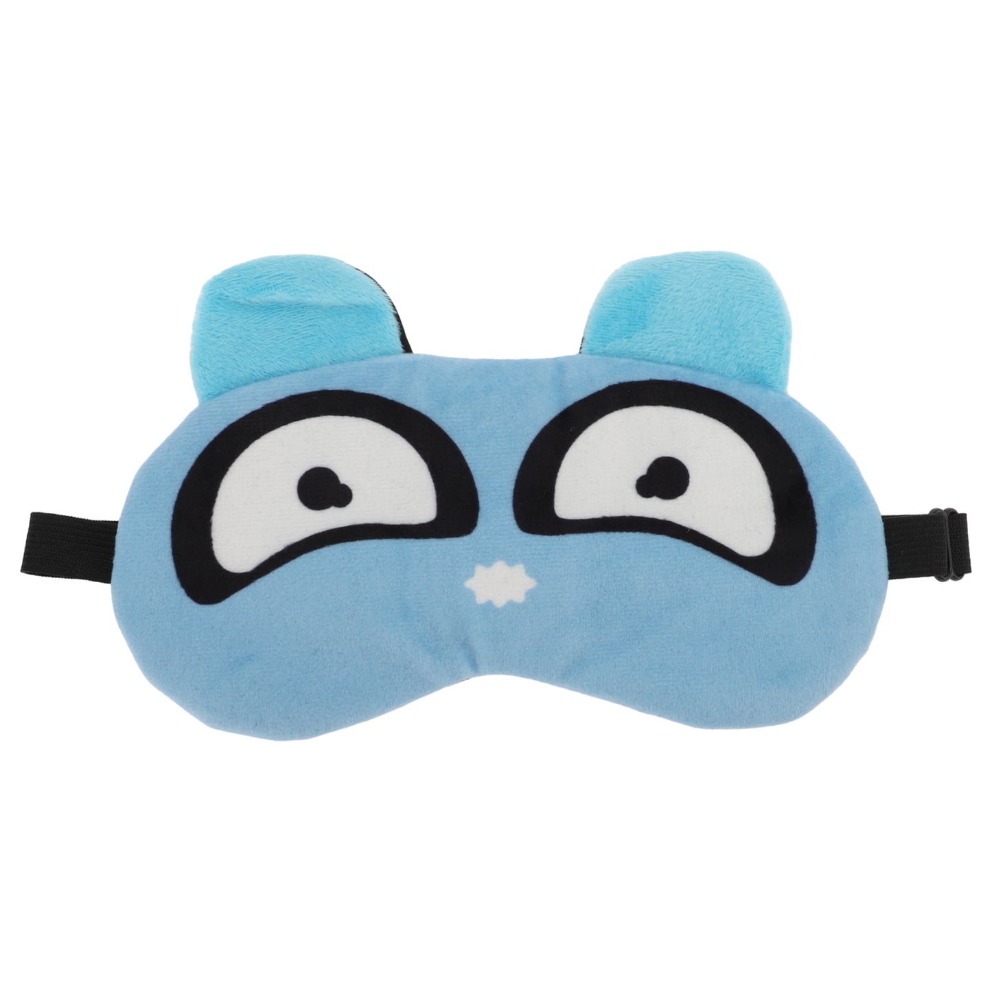 Soft Cartoon Crescent Eyes Sleep Mask Eye Shade Cover for Travel Blue