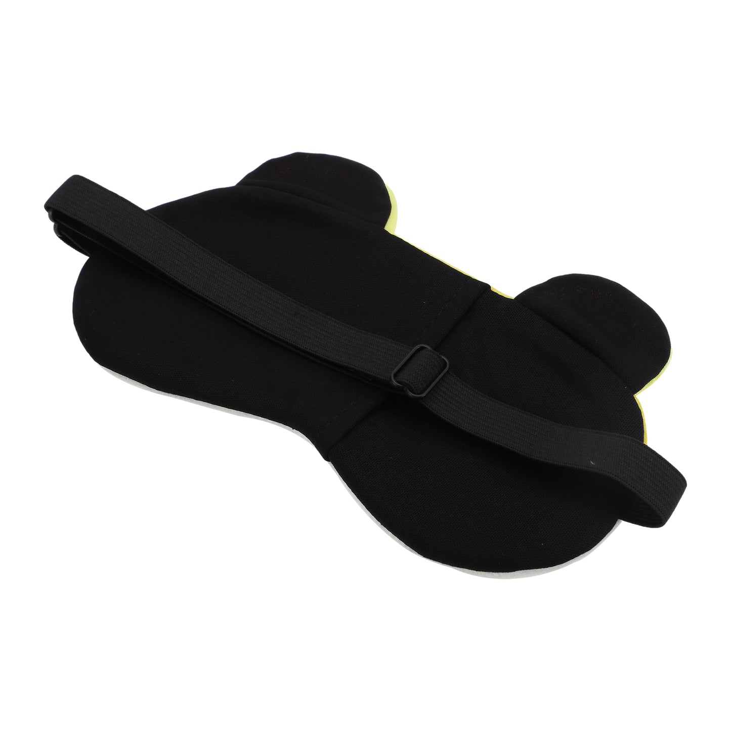 Soft Cartoon Getting Angry Sleep Eye Mask for Travel Yellow White
