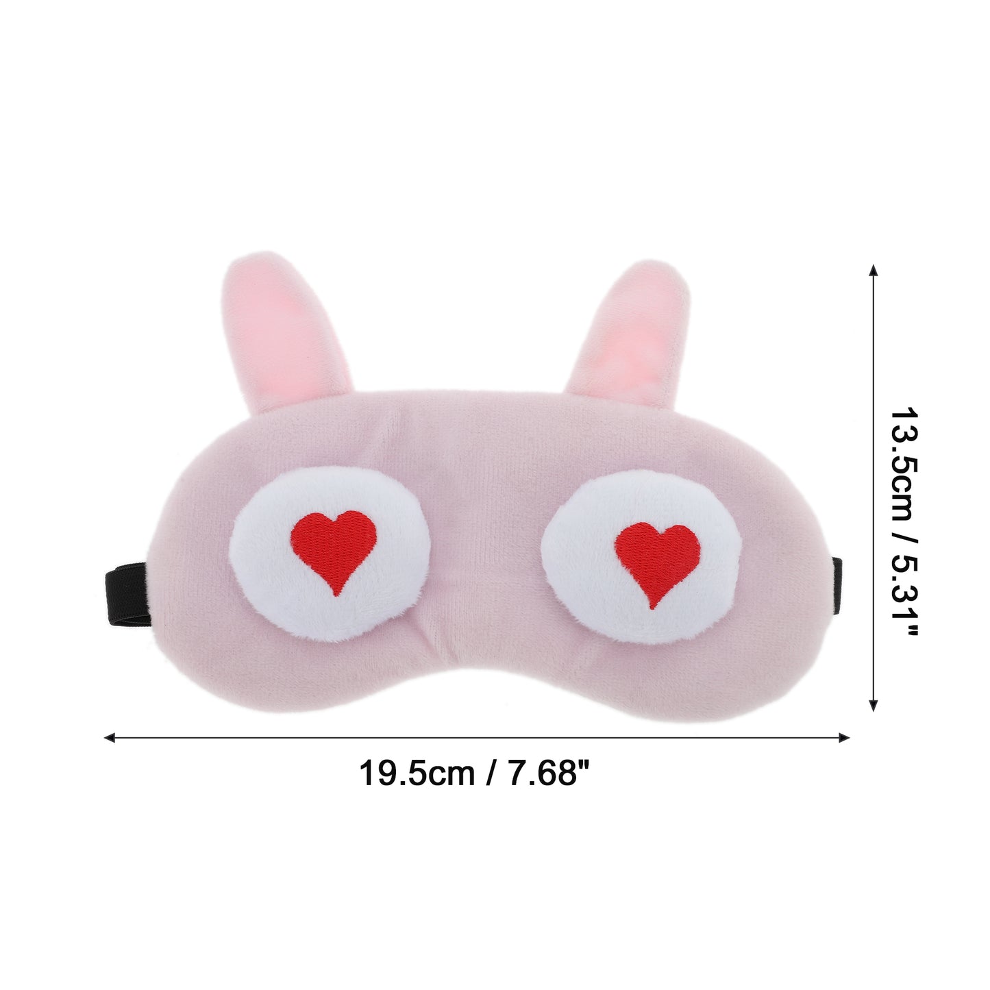 Soft Sleep Mask Love Eyes Eye Shade Cover for Rest Pink