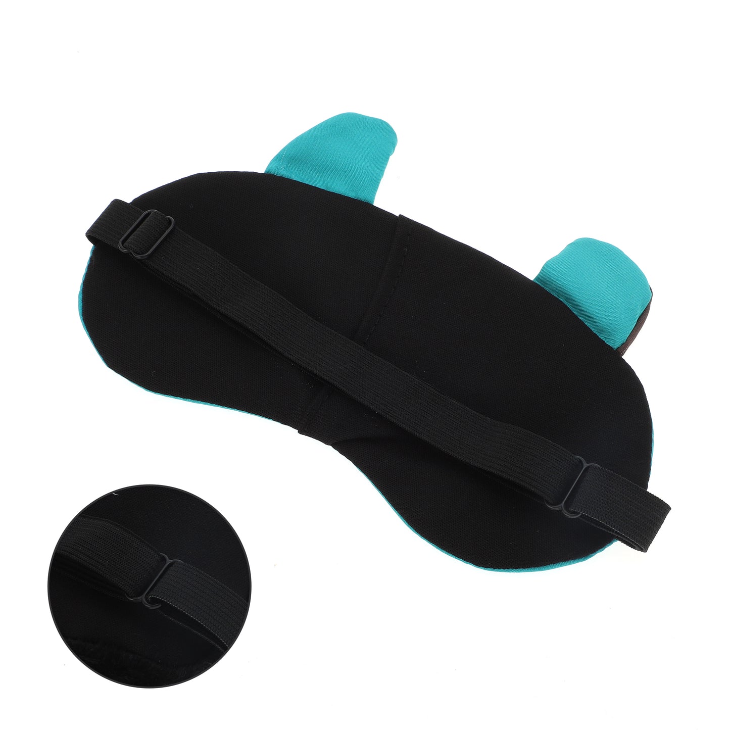 Soft Sleep Mask Cute Expression Eye Shade Cover for Rest Green