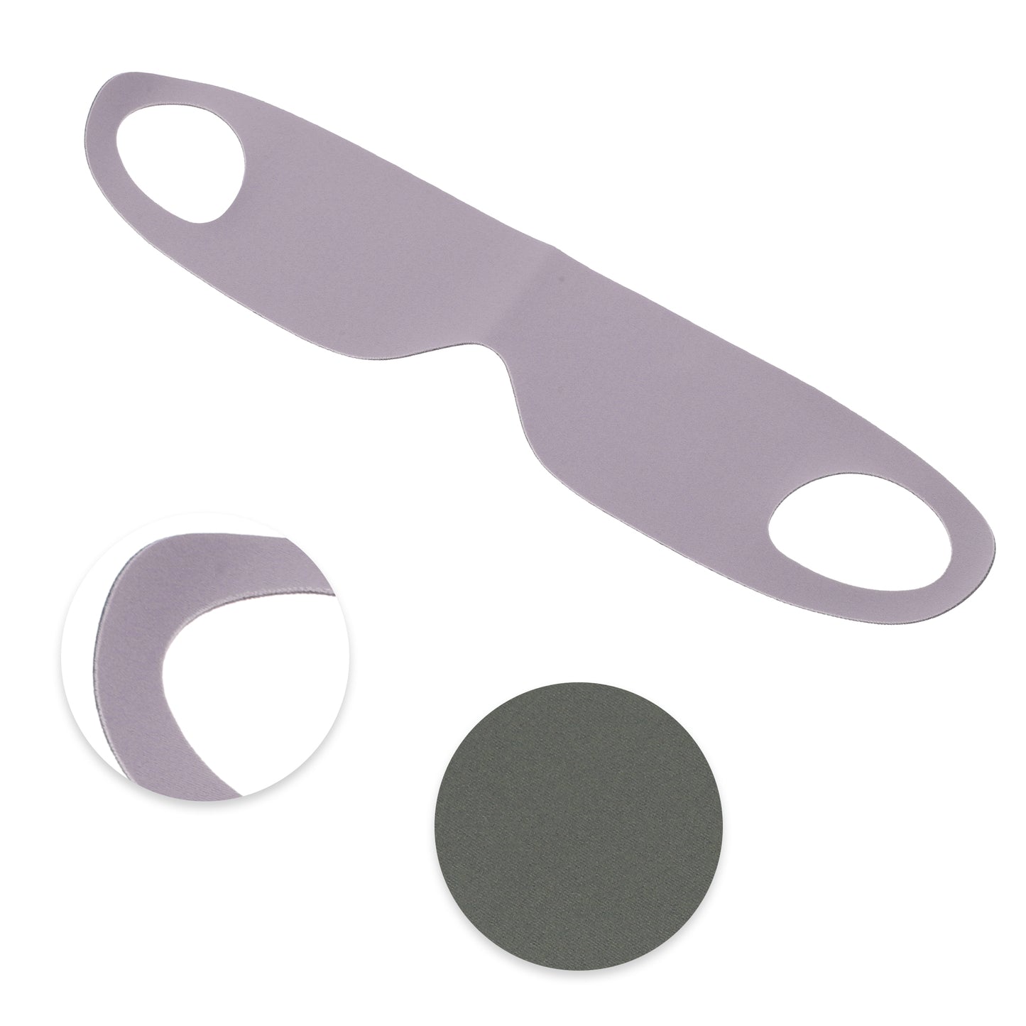 Soft Ear-hook Eyes Sleep Mask Eye Shade Cover for Rest Purple