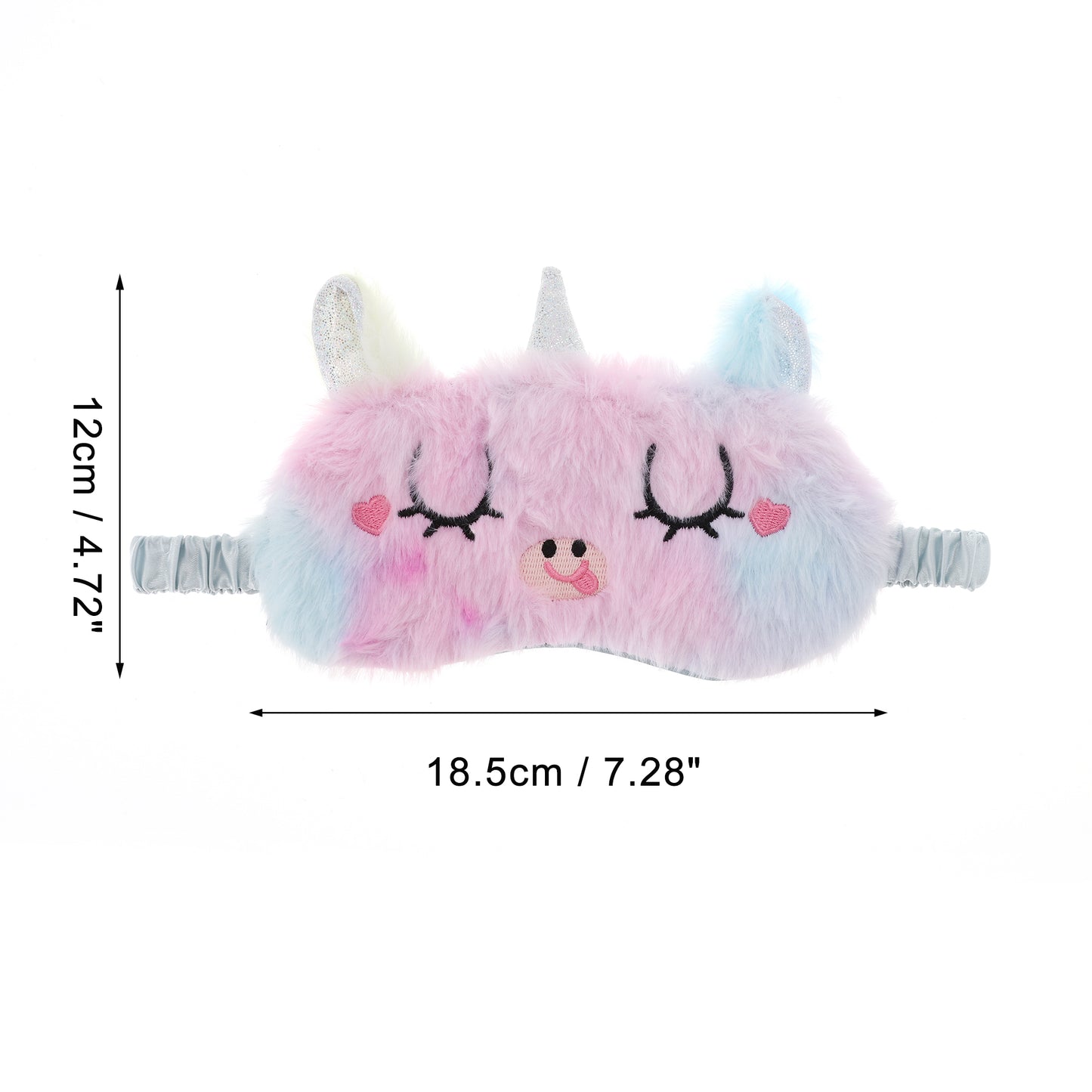 Breathable Soft Cartoon Eyes Sleep Mask Blue, Pink
