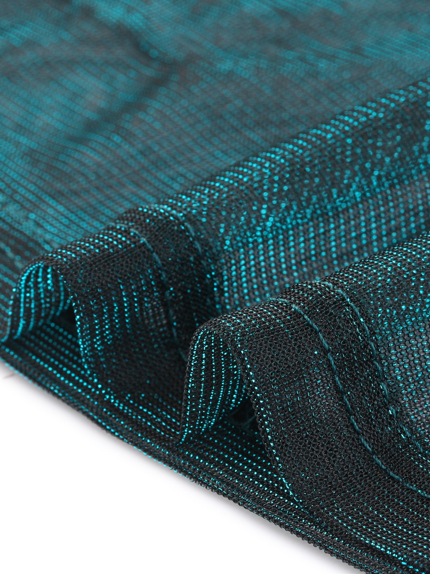 Women Plus Size Party Top Sheer Mesh Holographic See Through Sexy Top