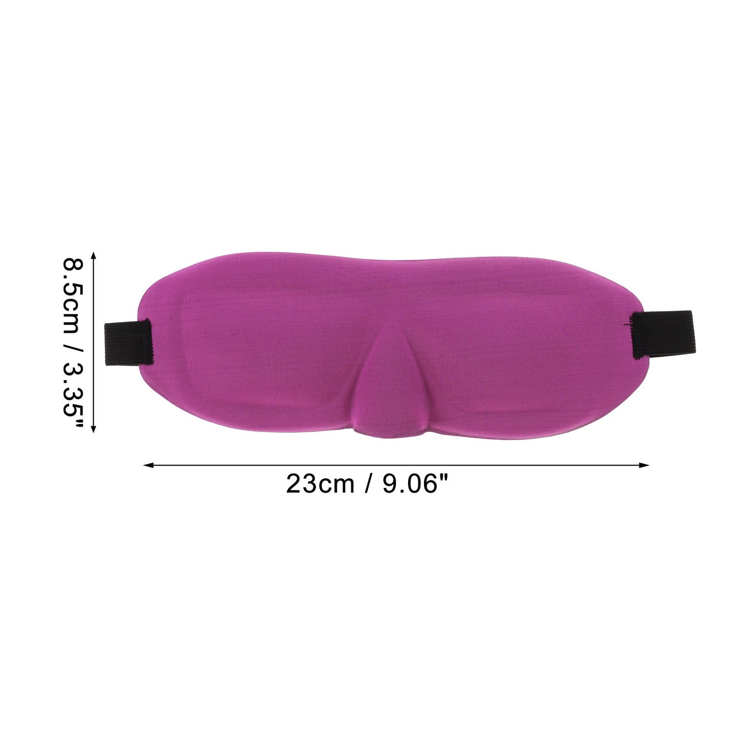 Soft Square 3D Sleep Mask Eye Shade Cover for Rest for Travel Red, Purple