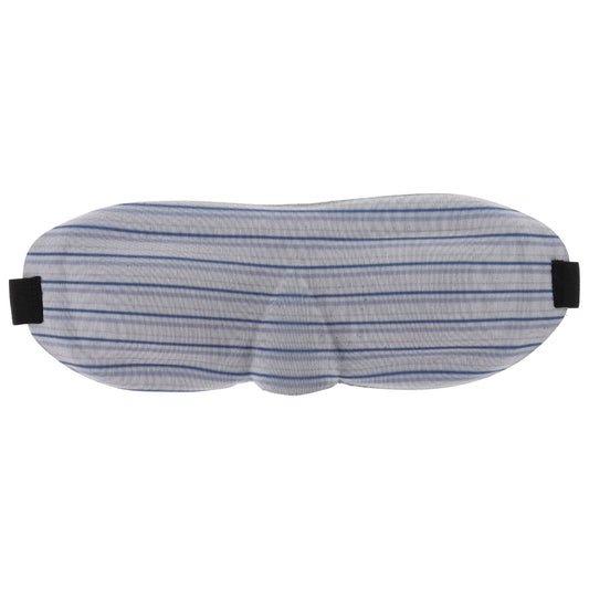 Soft Square Stripes 3D Sleep Mask Eye Shade Cover for Rest for Travel Blue