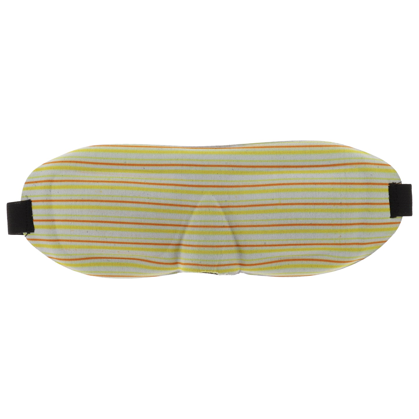 Soft Square Stripes 3D Sleep Mask Eye Shade Cover for Rest for Travel Yellow