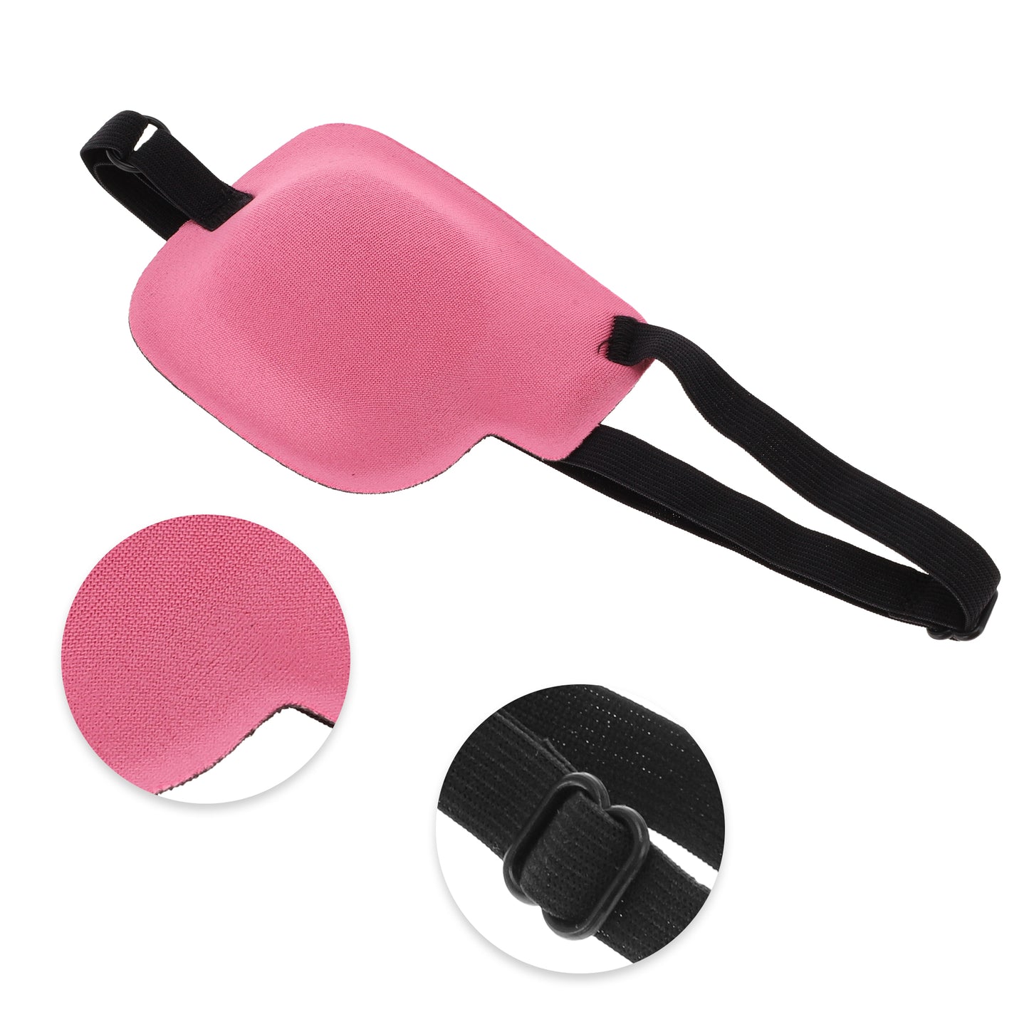 Soft Adjustment Buckle 3D Sleep Mask 1 Pc Right Eye Rose Red