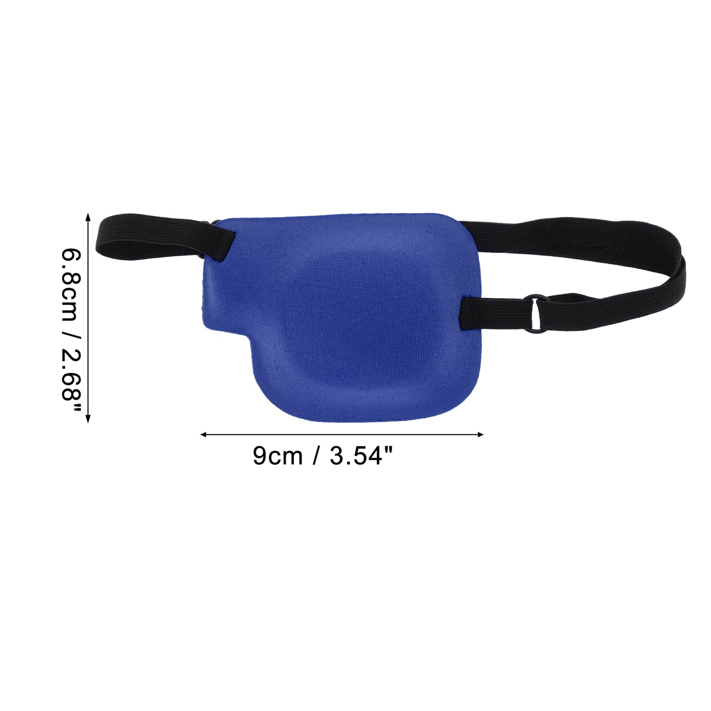 Soft Adjustment Buckle 3D Sleep Mask 1 Pc Left Eye Blue
