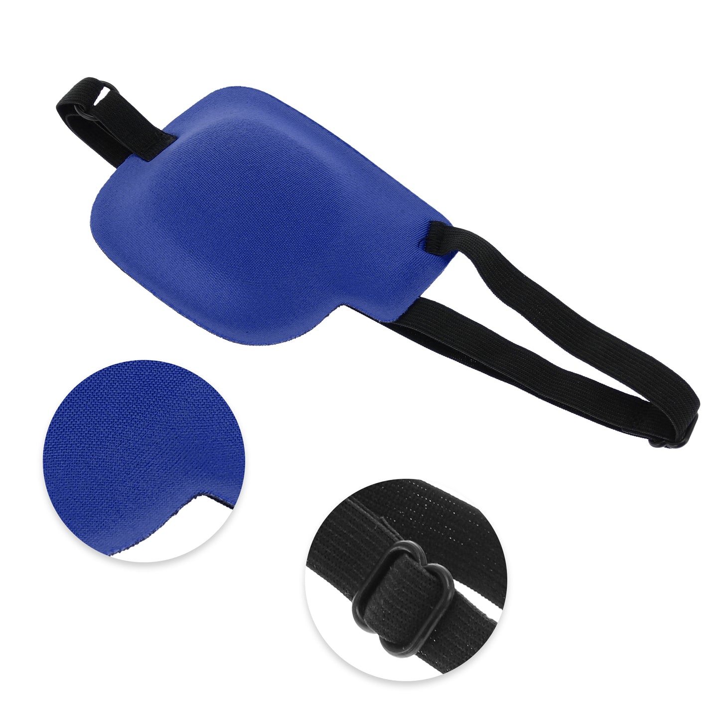Soft Adjustment Buckle 3D Sleep Mask 1 Pc Right Eye Blue