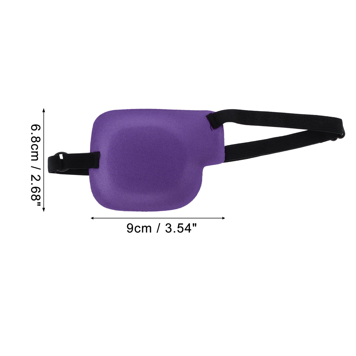 Soft Adjustment Buckle 3D Sleep Mask 1 Pc Right Eye Purple