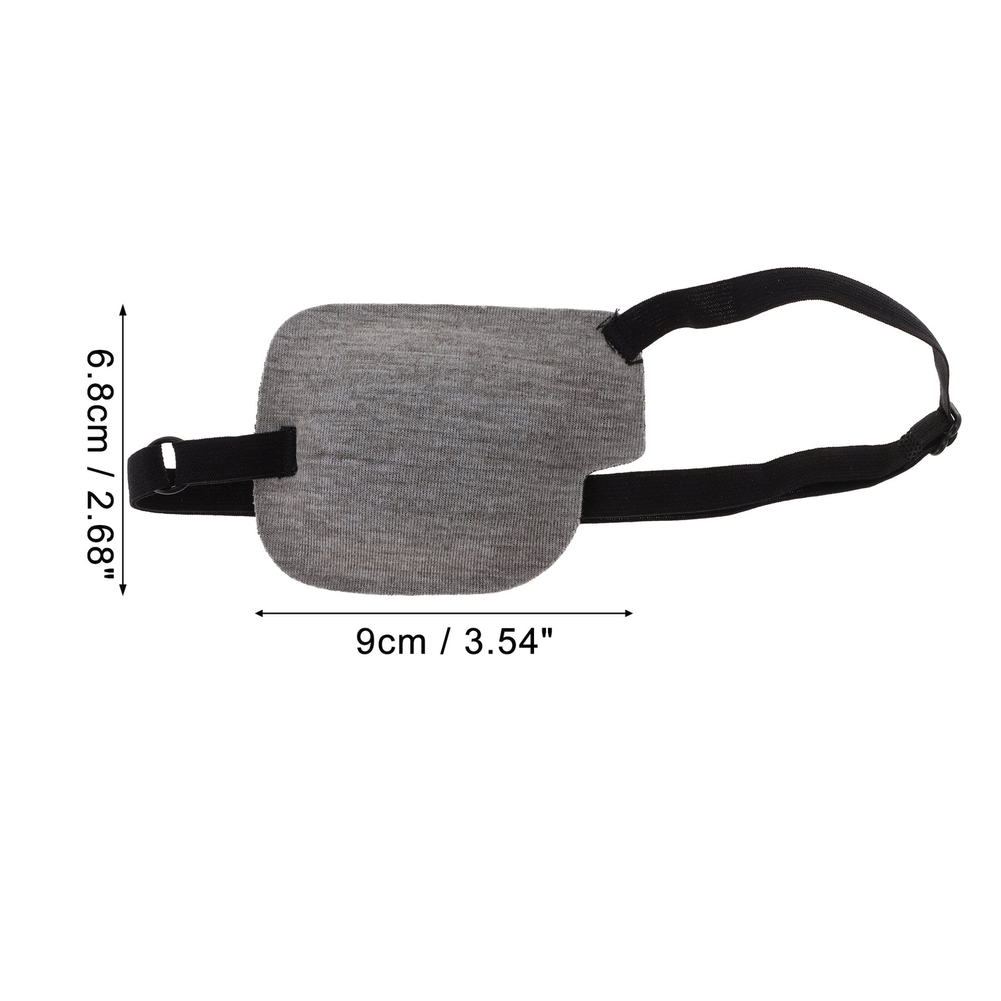 Soft Adjustment Buckle 3D Sleep Mask 1 Pc Right Eye Gray