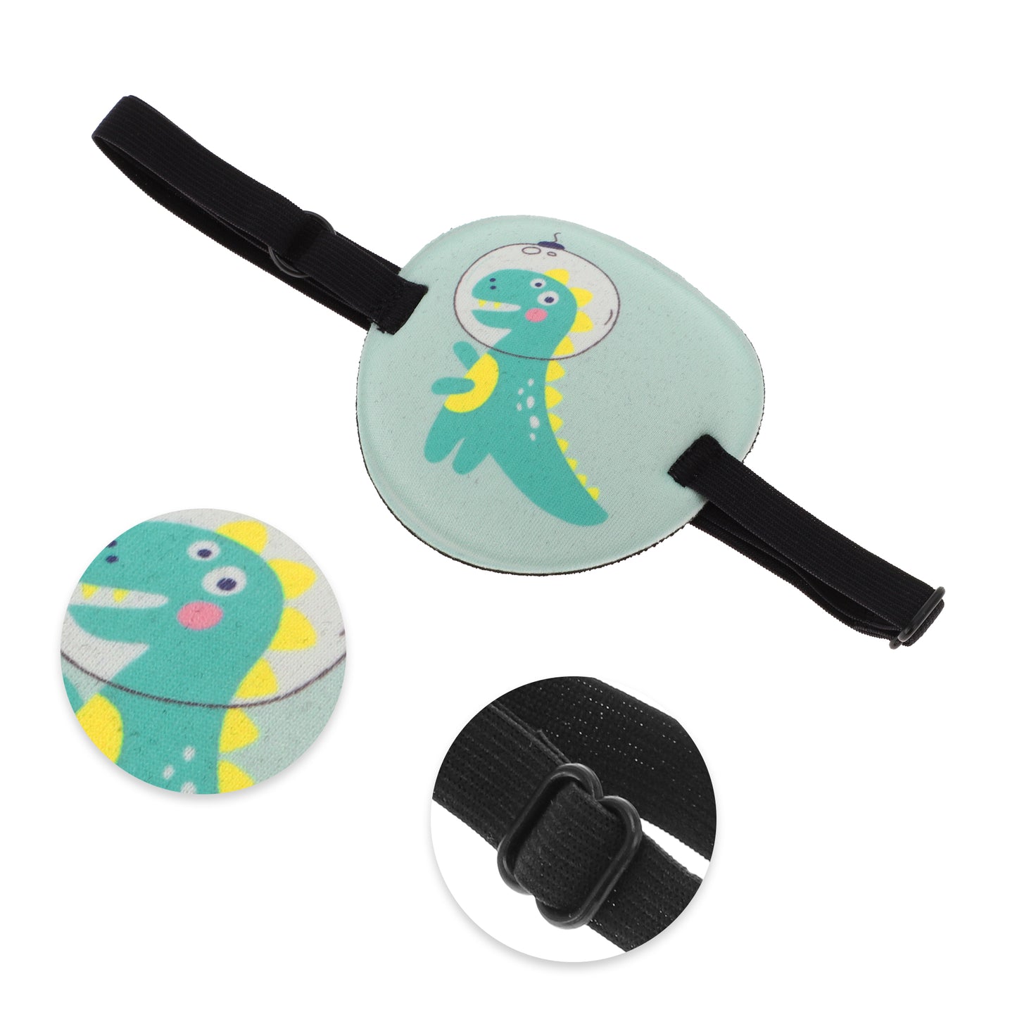 Soft Dragon 3D Sleep Mask Eye Shade Cover for Rest Blue Green
