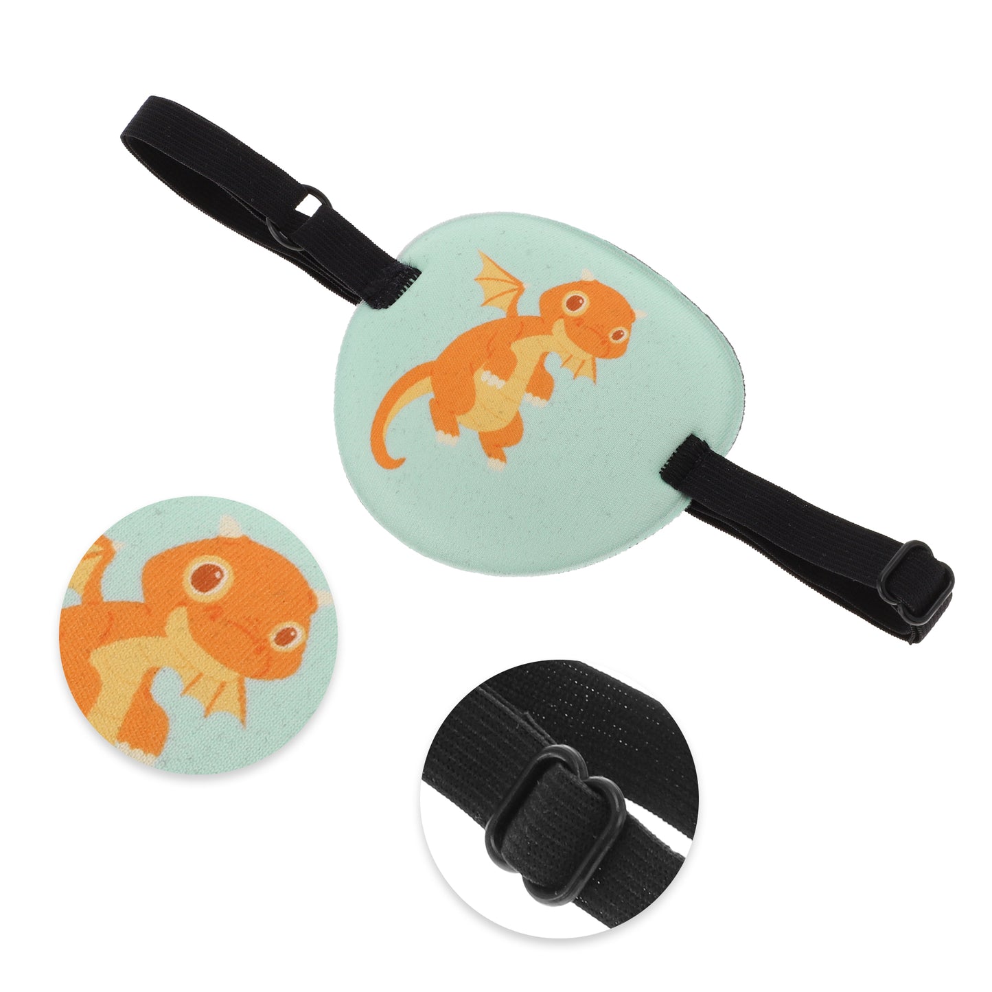 Soft Charizard 3D Sleep Mask Eye Shade Cover for Rest Blue Orange