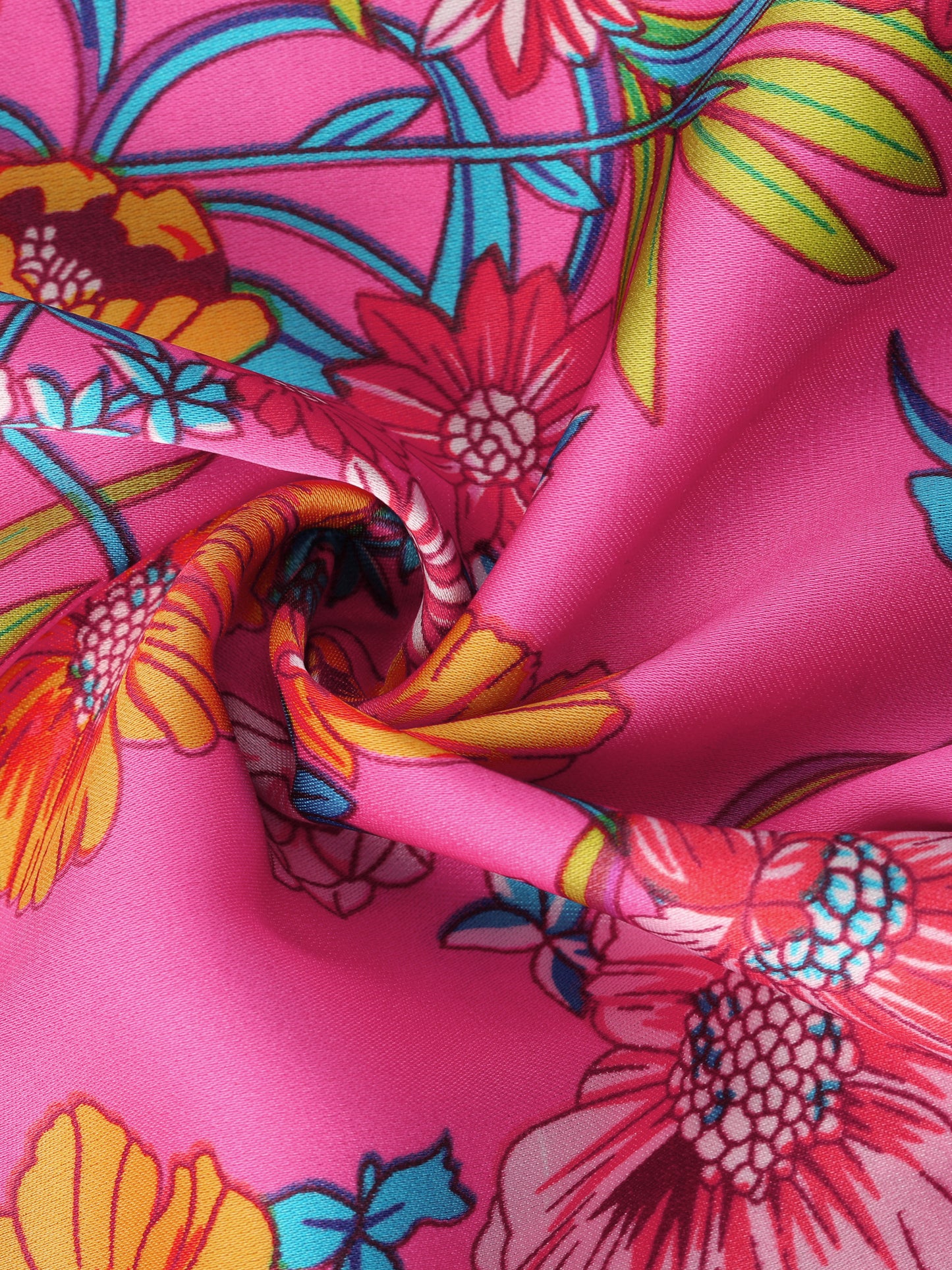 Women's Summer Loungewear Sleepwear Button Down Hawaiian Shirt with Shorts Pajama Set