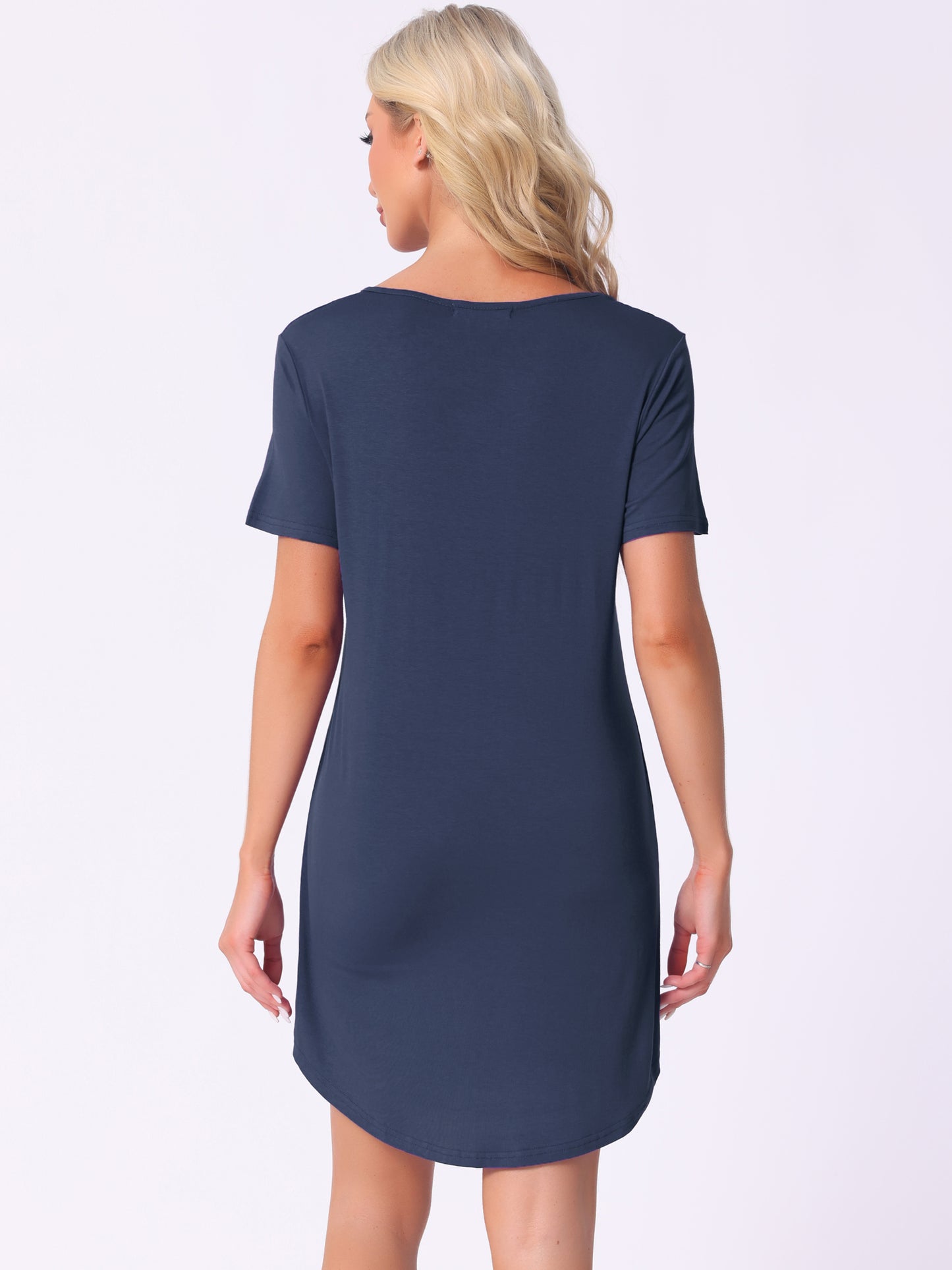 Women's Loungewear T-shirt Dress Short Sleeve Nightdress