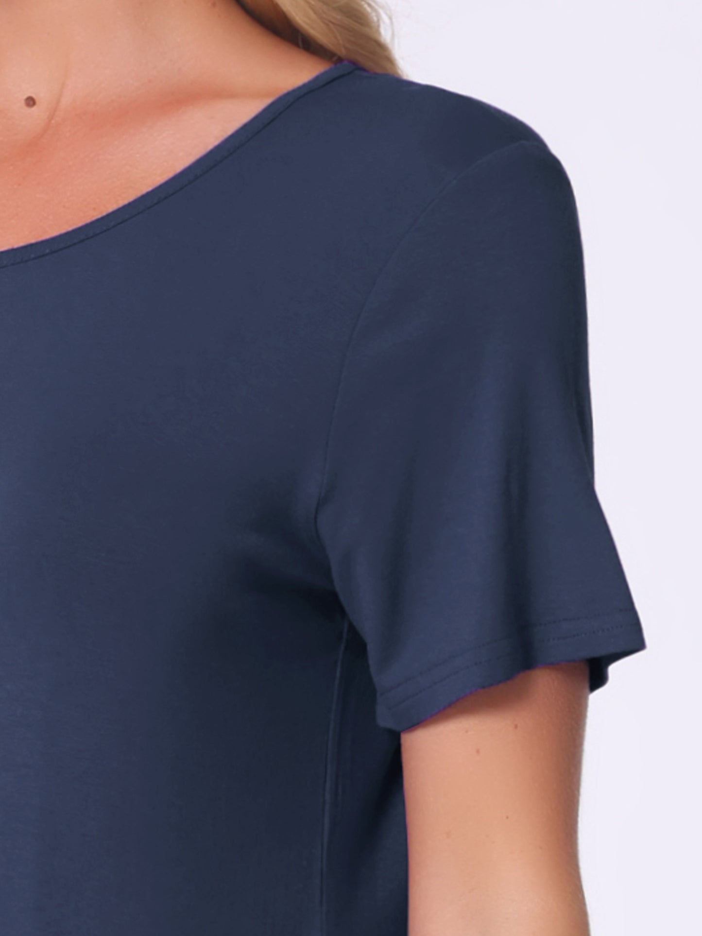 Women's Loungewear T-shirt Dress Short Sleeve Nightdress