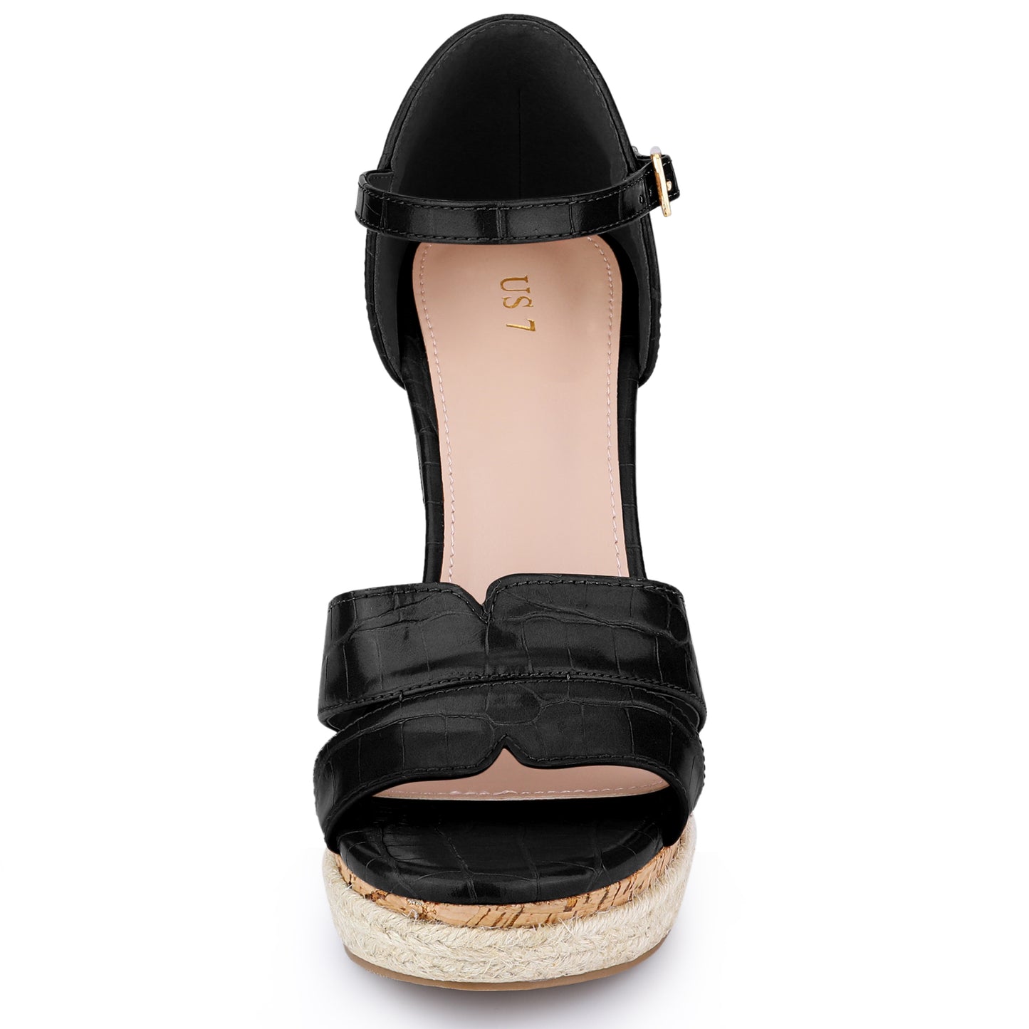 Women's Cork Wedges Platform Wedge Heel Sandals
