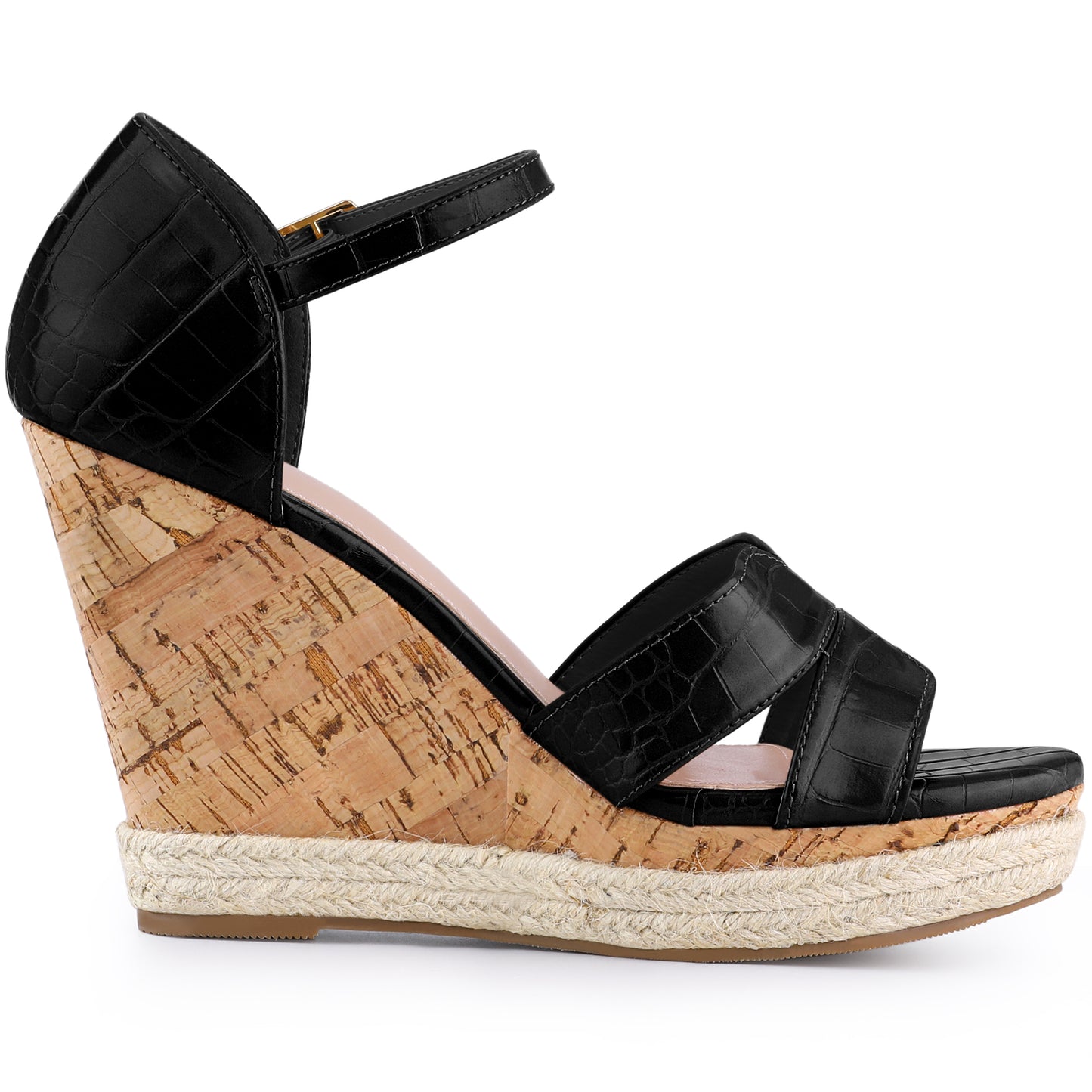 Women's Cork Wedges Platform Wedge Heel Sandals