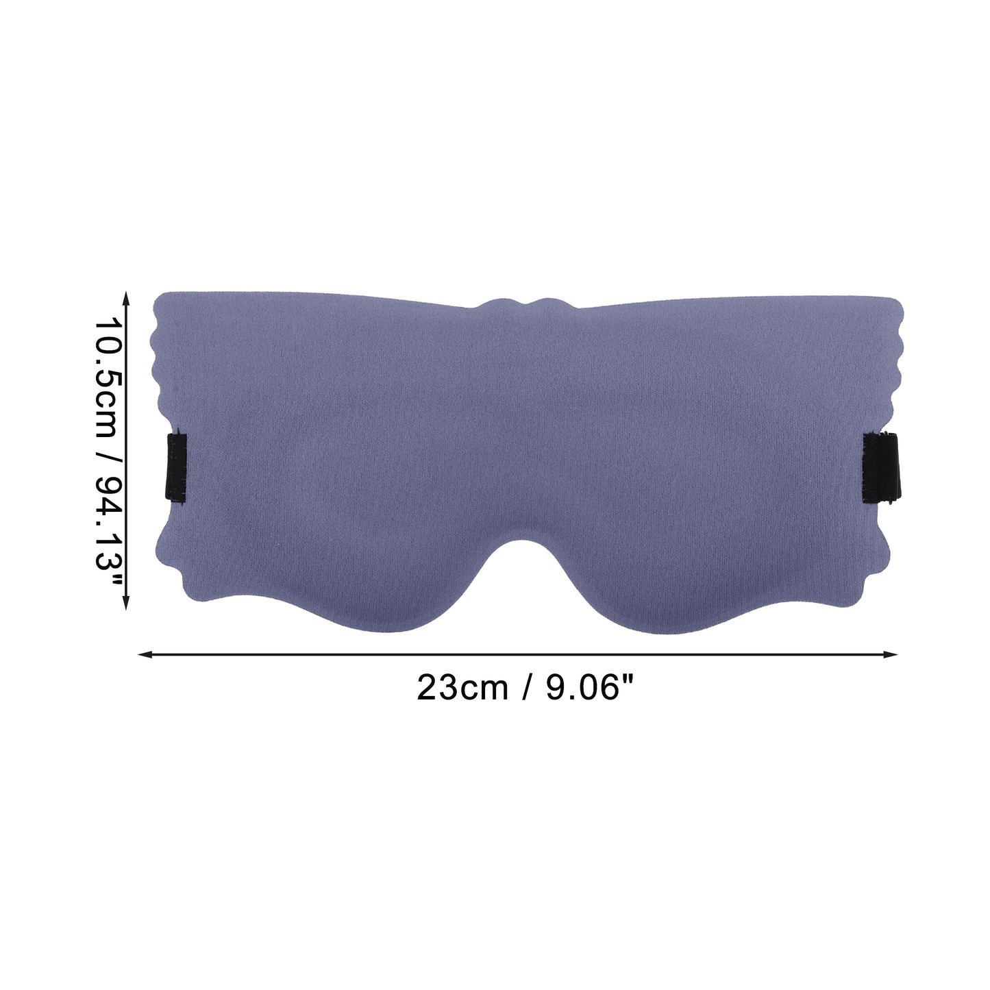 Soft Elastic Buckle Band 3D Eye Mask for Travel Office Purple