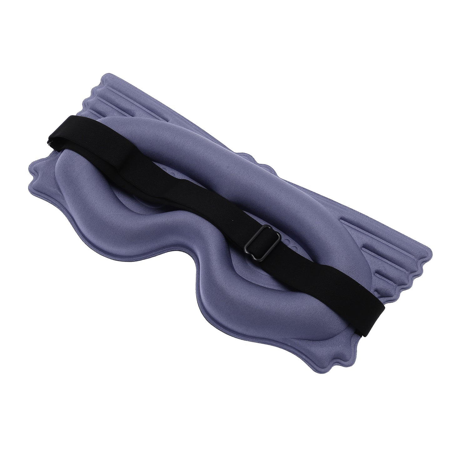 Soft Elastic Buckle Band 3D Eye Mask for Travel Office Purple