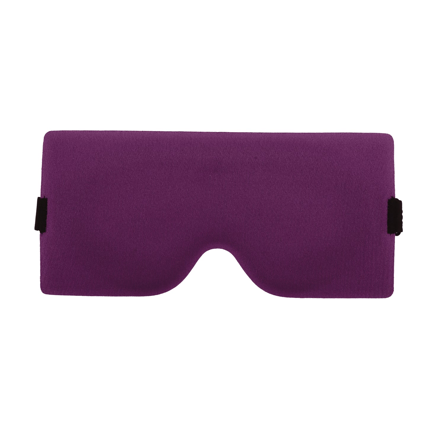 Soft Geometric Shape 3D Eye Mask for Travel Office Purplish Red