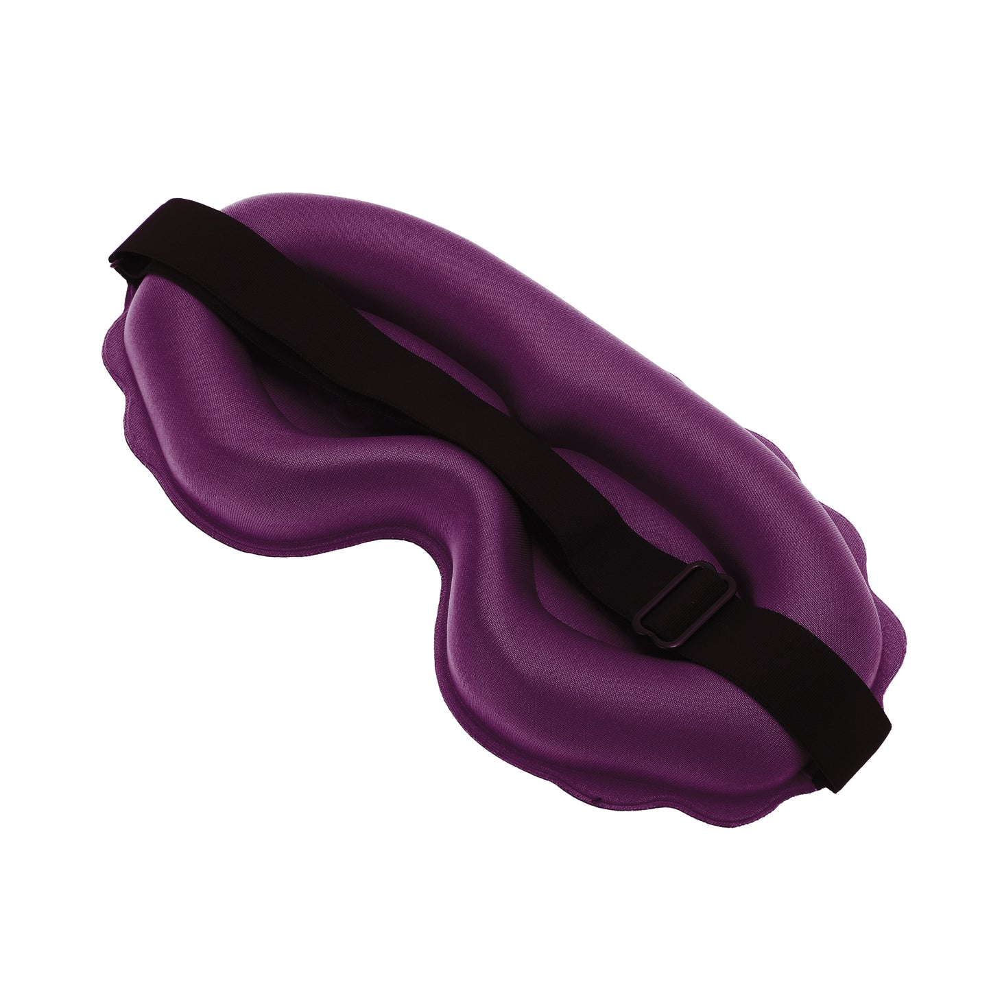 Soft Elliptical Shape 3D Eye Mask for Travel Office Purplish Red