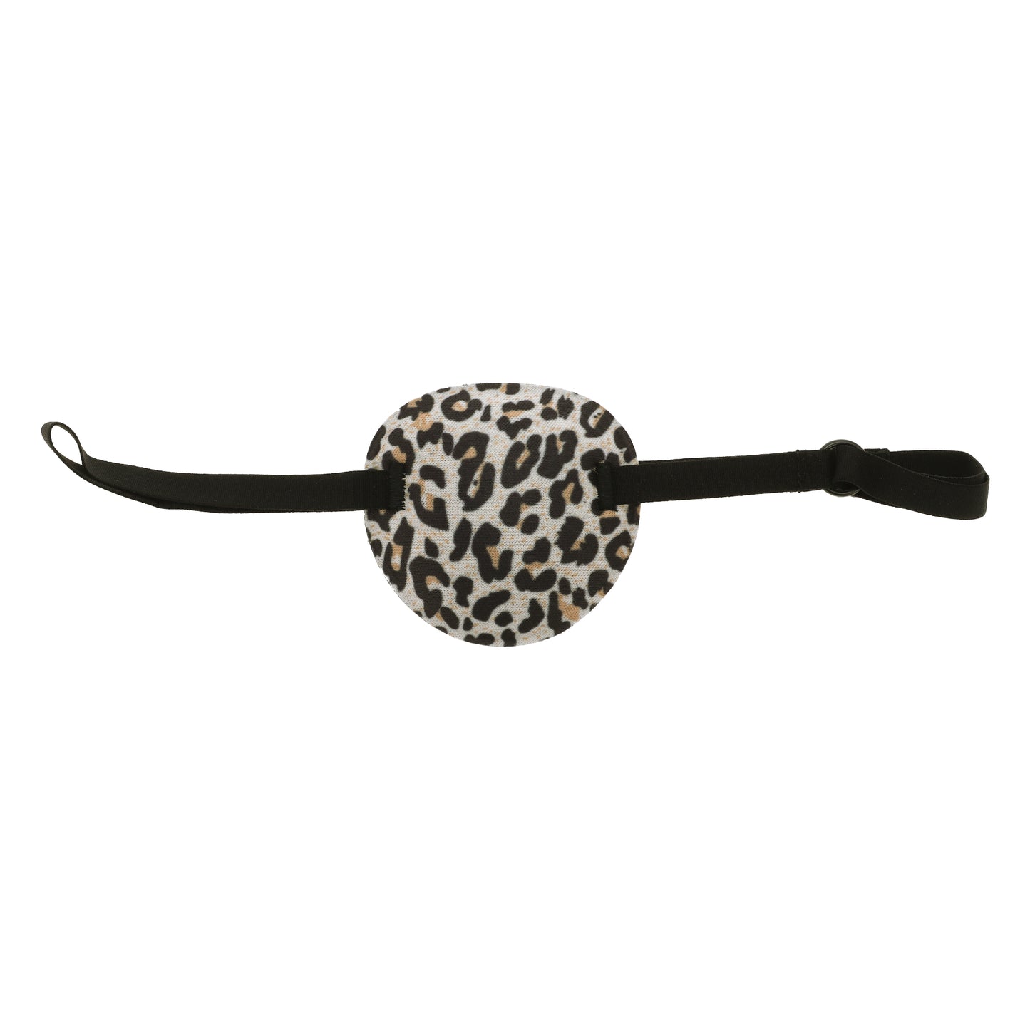 Soft Ring Buckle Shape 3D Eye Mask Single Eye Shade Cover Brown