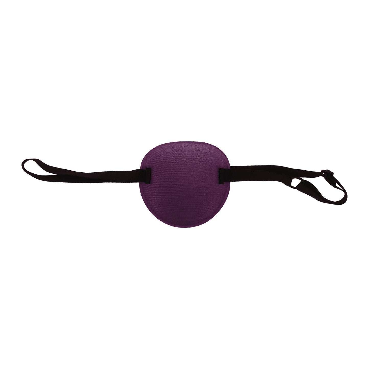 Soft Ring Buckle Shape 3D Eye Mask Single Eye Shade Cover Purplish Red
