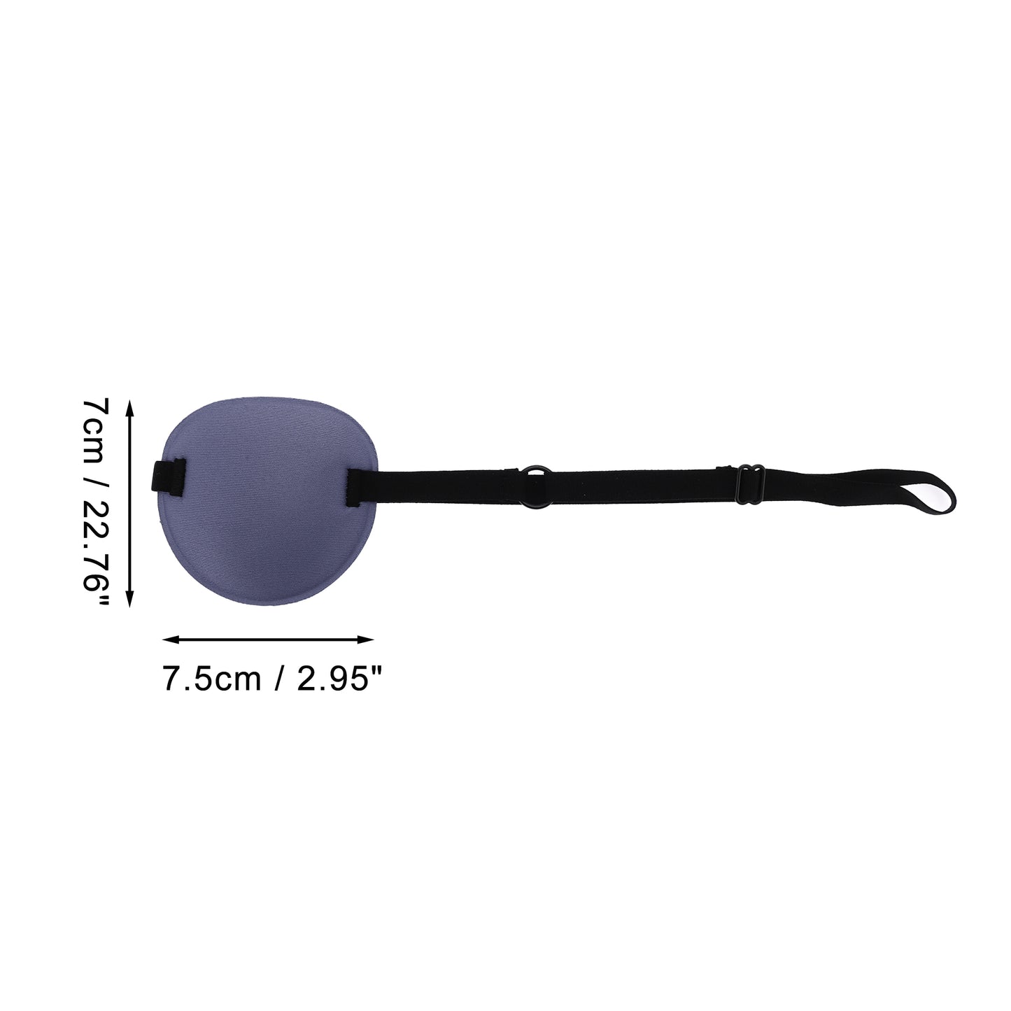 Soft Ring Buckle Shape 3D Eye Mask Single Eye Shade Cover Purple