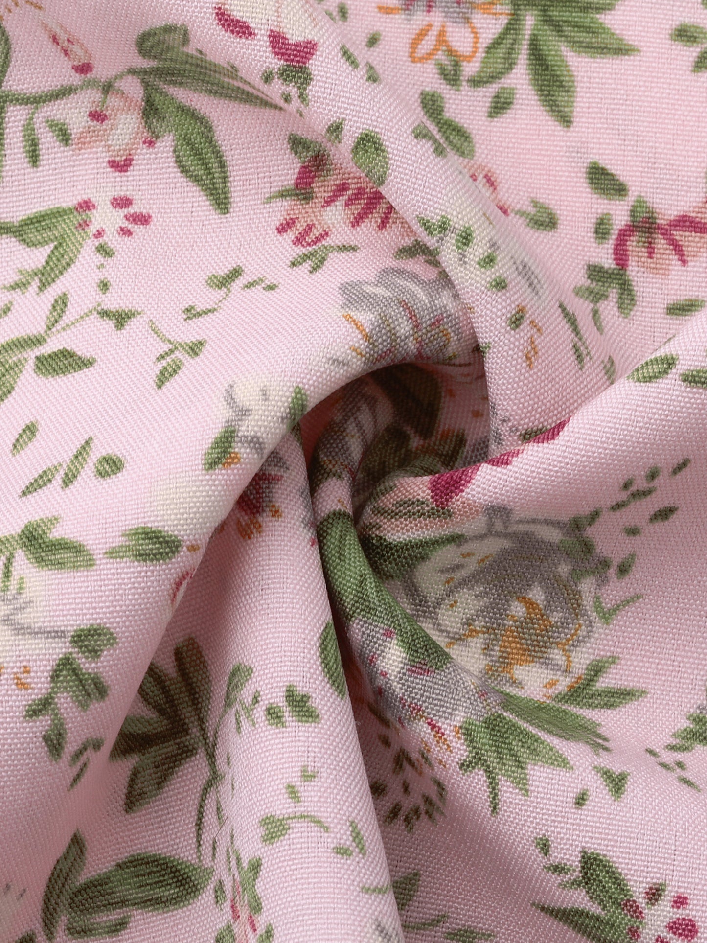 Falda midi floral para mujer, cintura elástica, corte A, estampado de florecitas