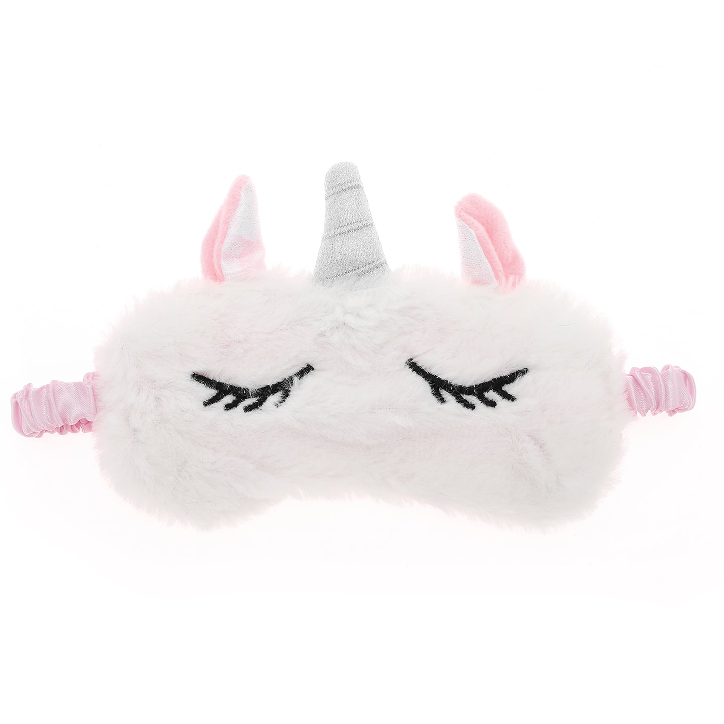 Cartoon Sleep Mask Soft Eye Shade Cover for Rest White