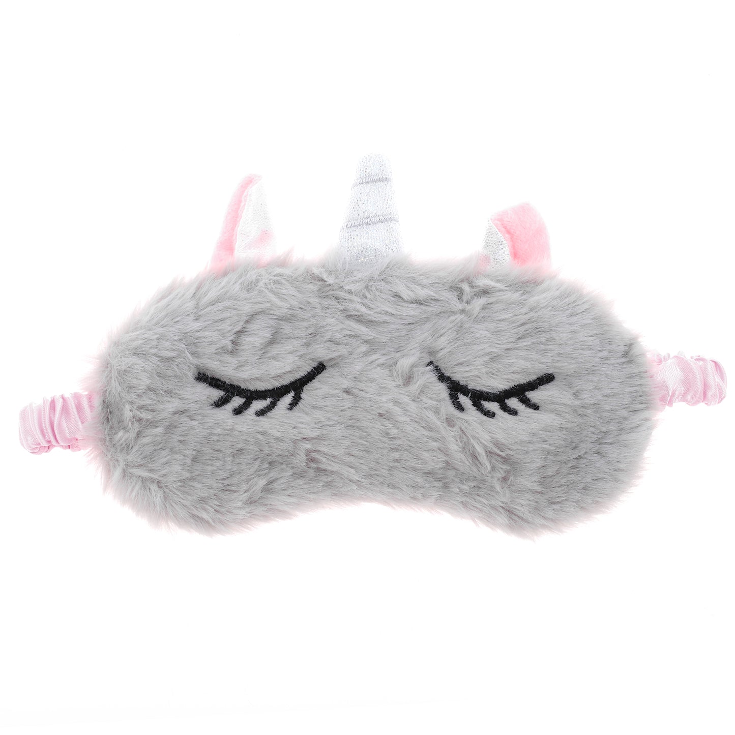 Cartoon Sleep Mask Soft Eye Shade Cover for Rest Gray