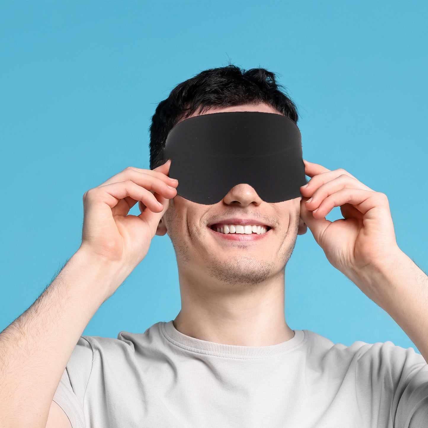 Sleep Eye Mask, Zero Pressure Deep Contoured 3D Eye Covers Black