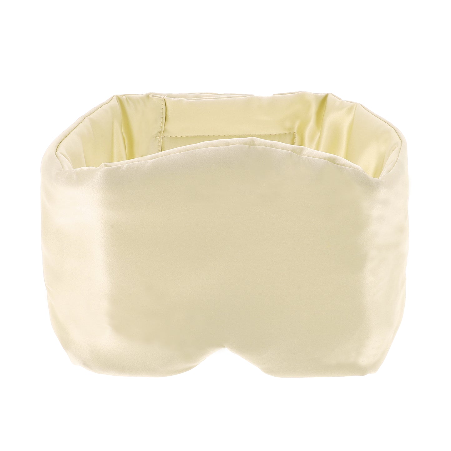 Sleep Eye Mask, Nature Silk Soft Large Wrap-Around 3D Eye Covers Champagne