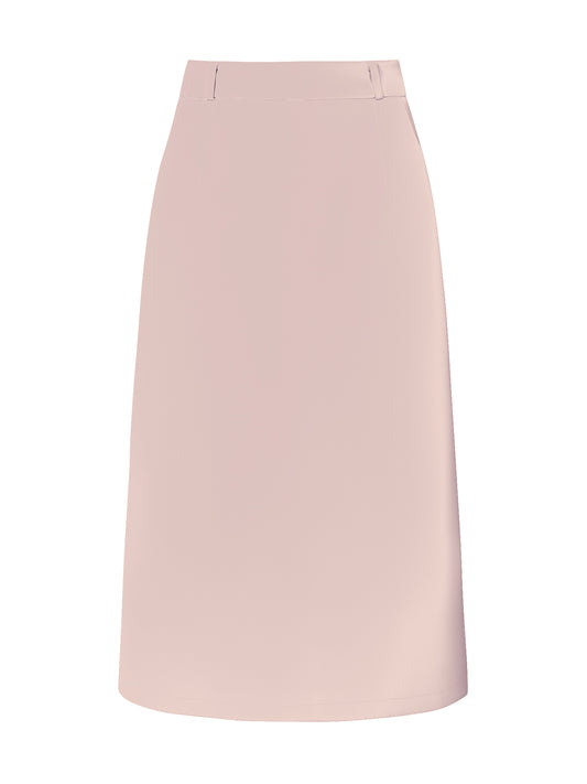 Women's Pencil Skirt High Waist Split Back Work Midi Skirts