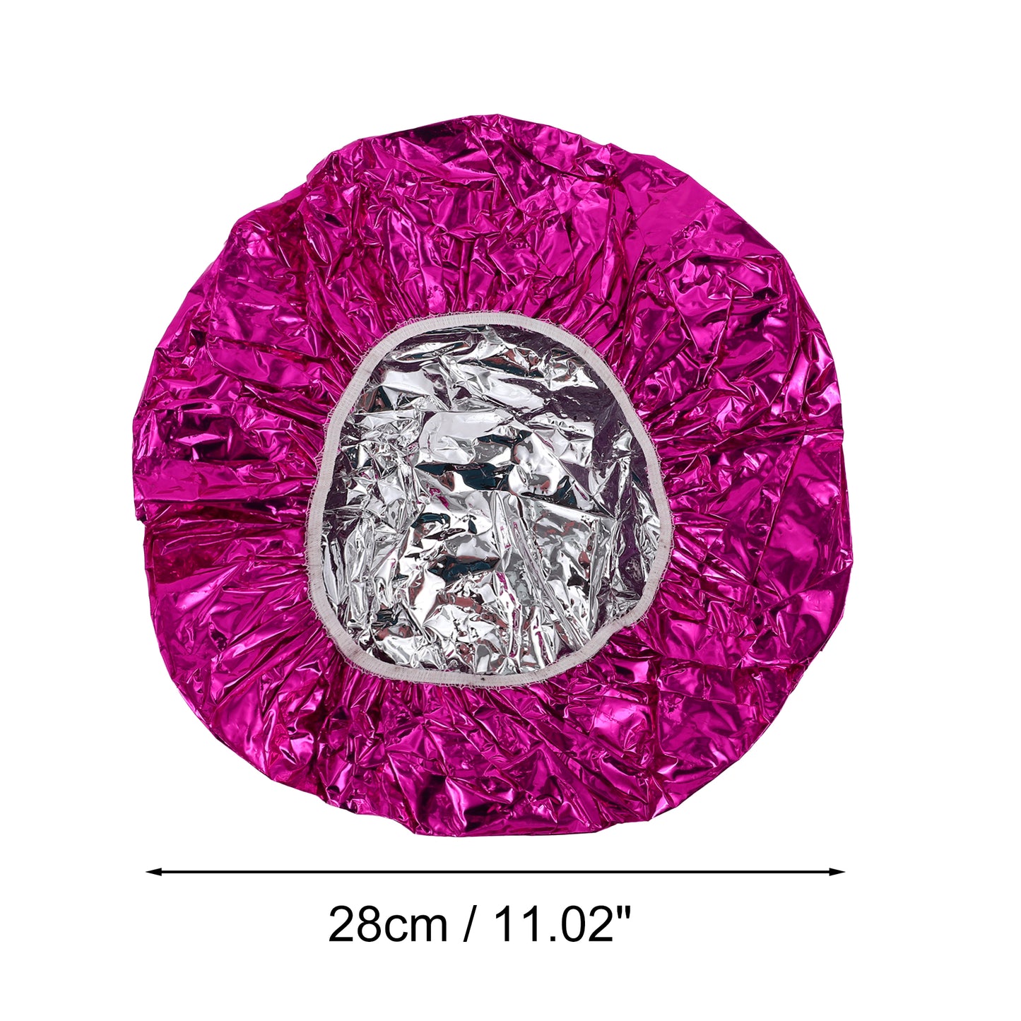 Women's Durable Shower Cap for Bathroom Business Travel Rose Red 1 Pc